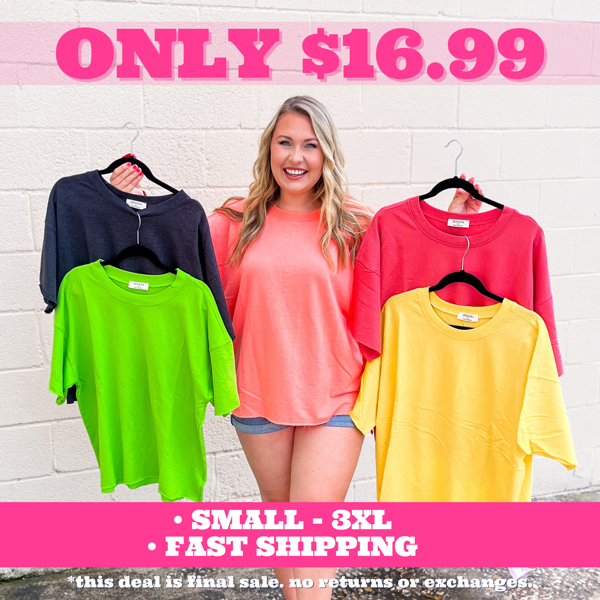Better Things To Do Oversized Top