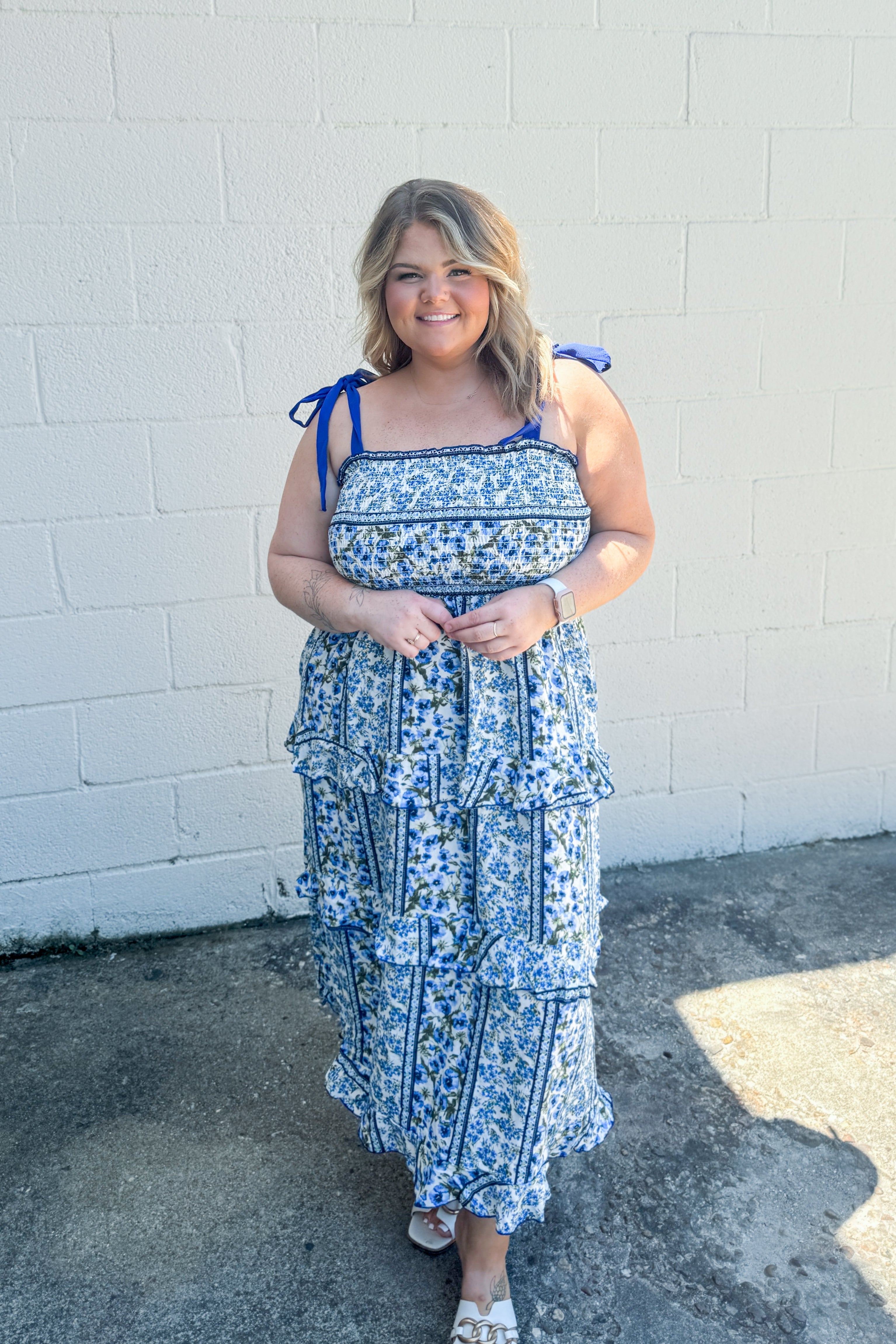 Summer Spark Floral Maxi Dress
