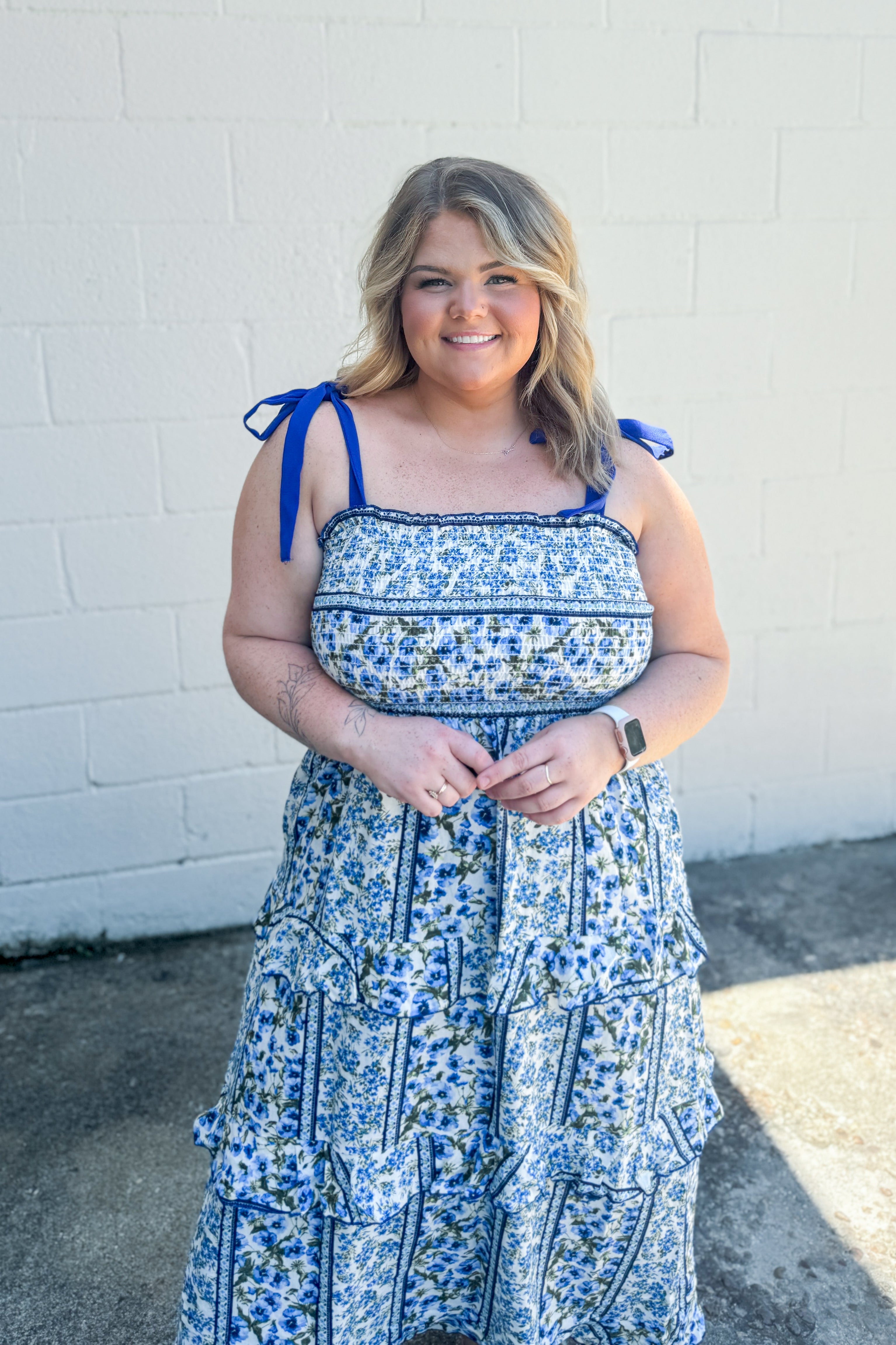 Summer Spark Floral Maxi Dress