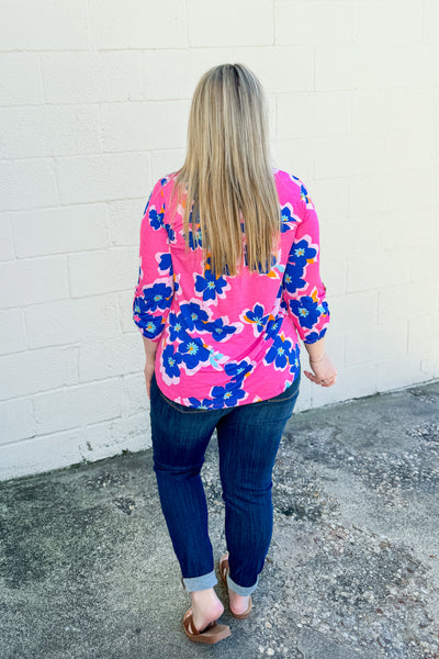 Bold Beginnings Floral Lizzy Top