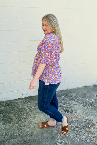 New Growth Floral Dreamer Top