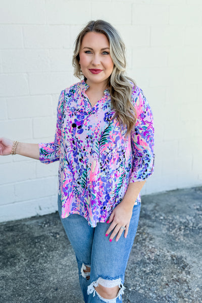 Color Your World Lizzy Top, Multi
