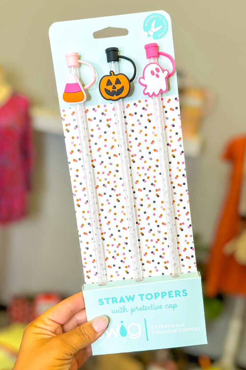 Halloween Boo Straw Topper Set – Darling State of Mind