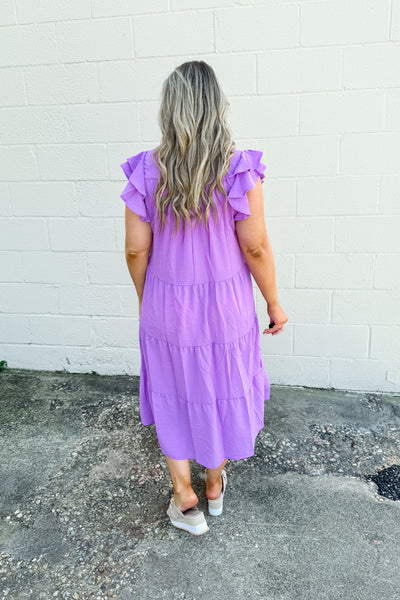 The Less You Know Midi Dress, Lavender