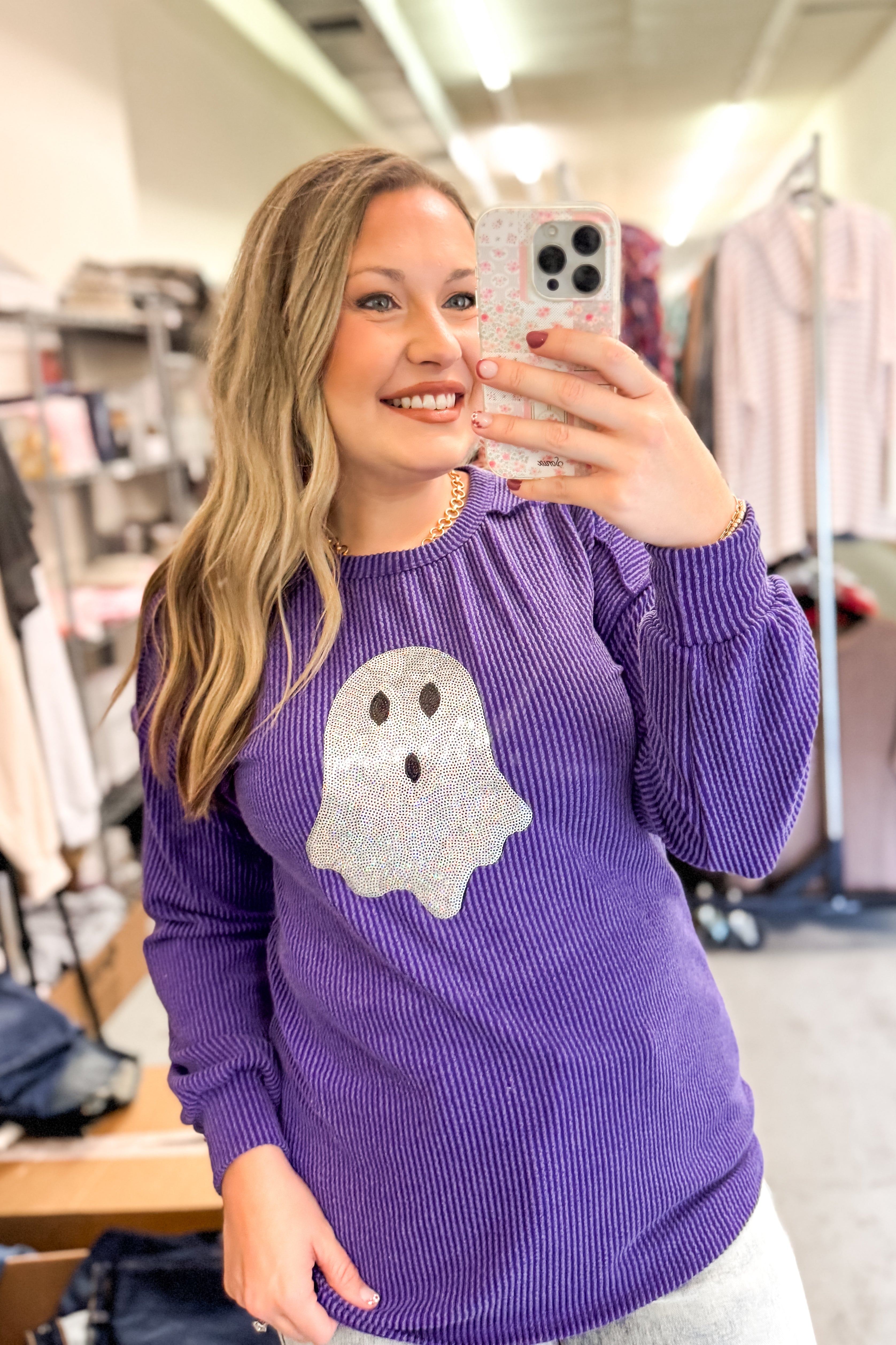 Spooky & Sparkly Ghost Top | Sew Southern Designs