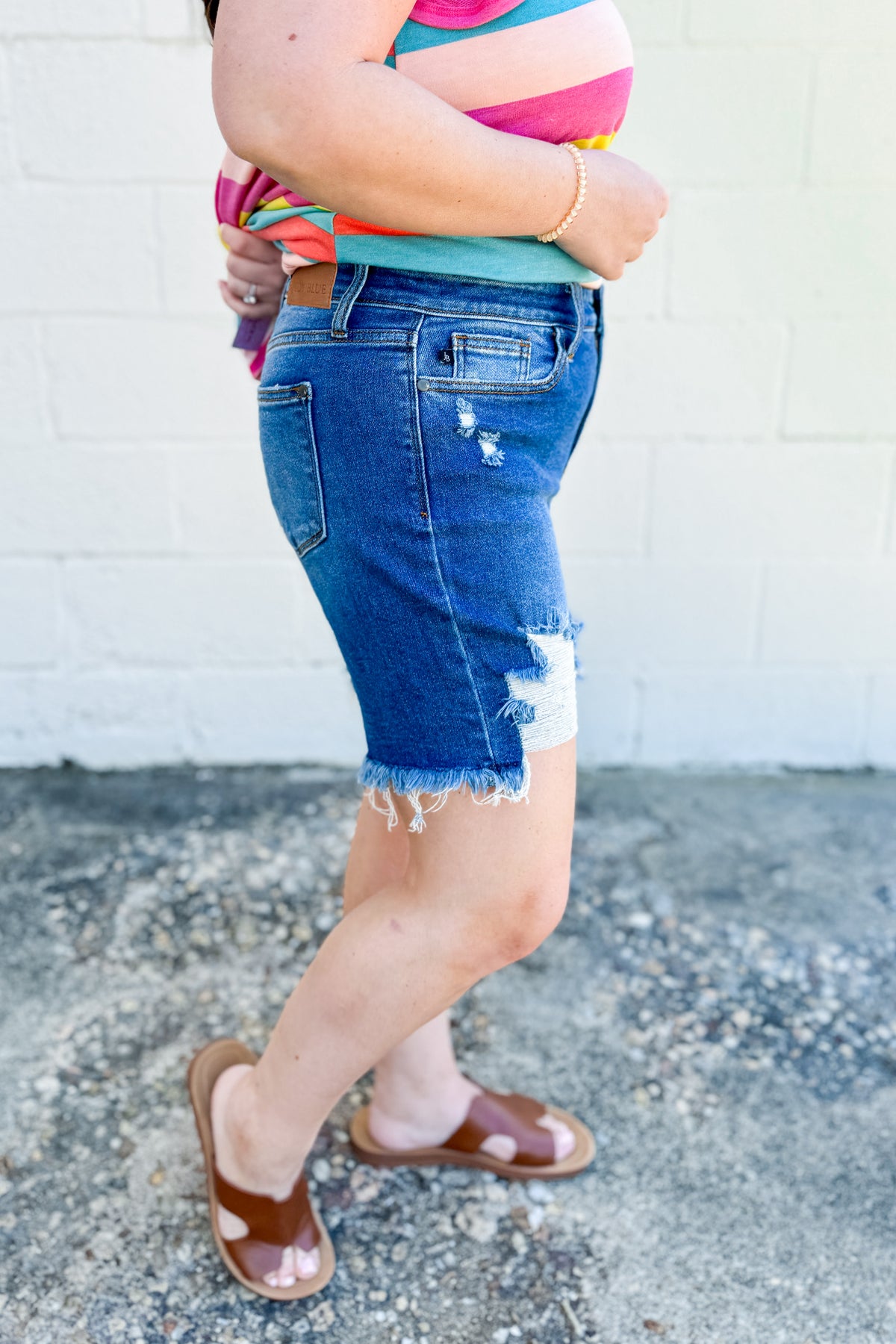 Judy Blue Cut Off Denim Shorts