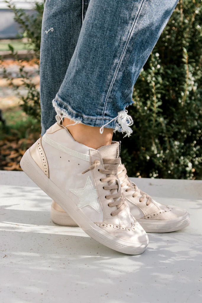 Serena Star Mid Top Sneaker – Sew Southern Designs