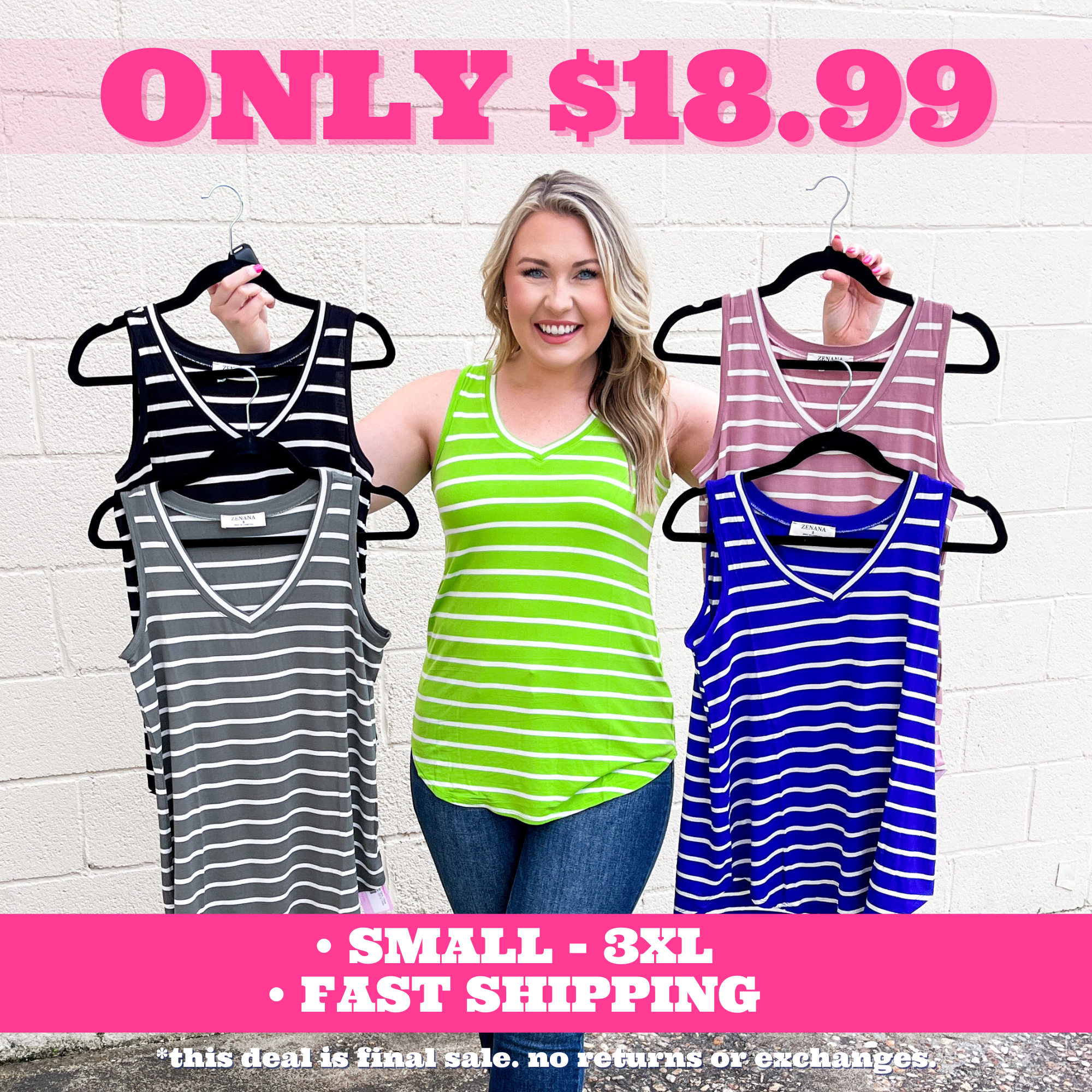 Sebastian Stripe Tank