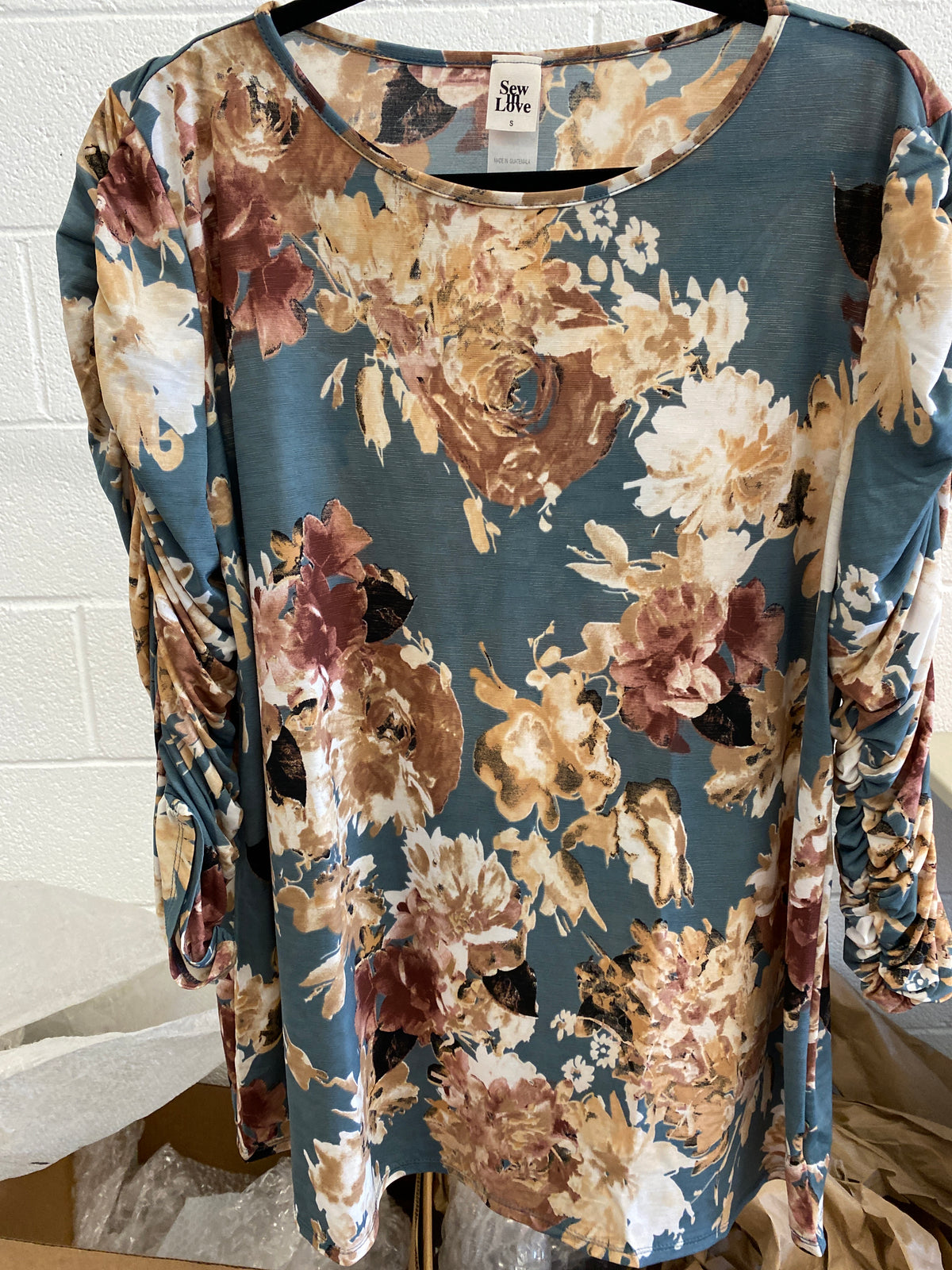 Dusty Sage Floral Top