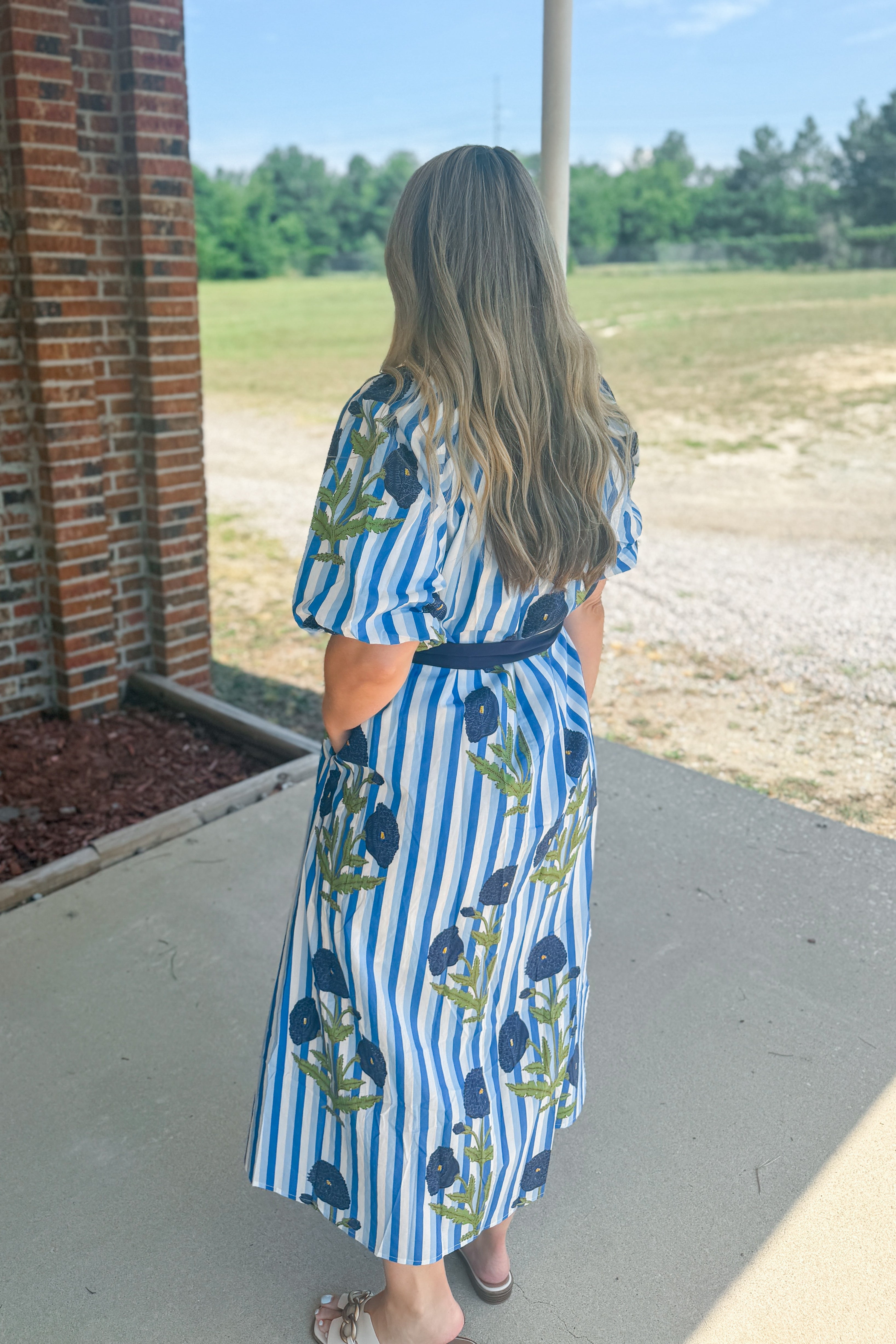 Coastal Garden Midi Dress