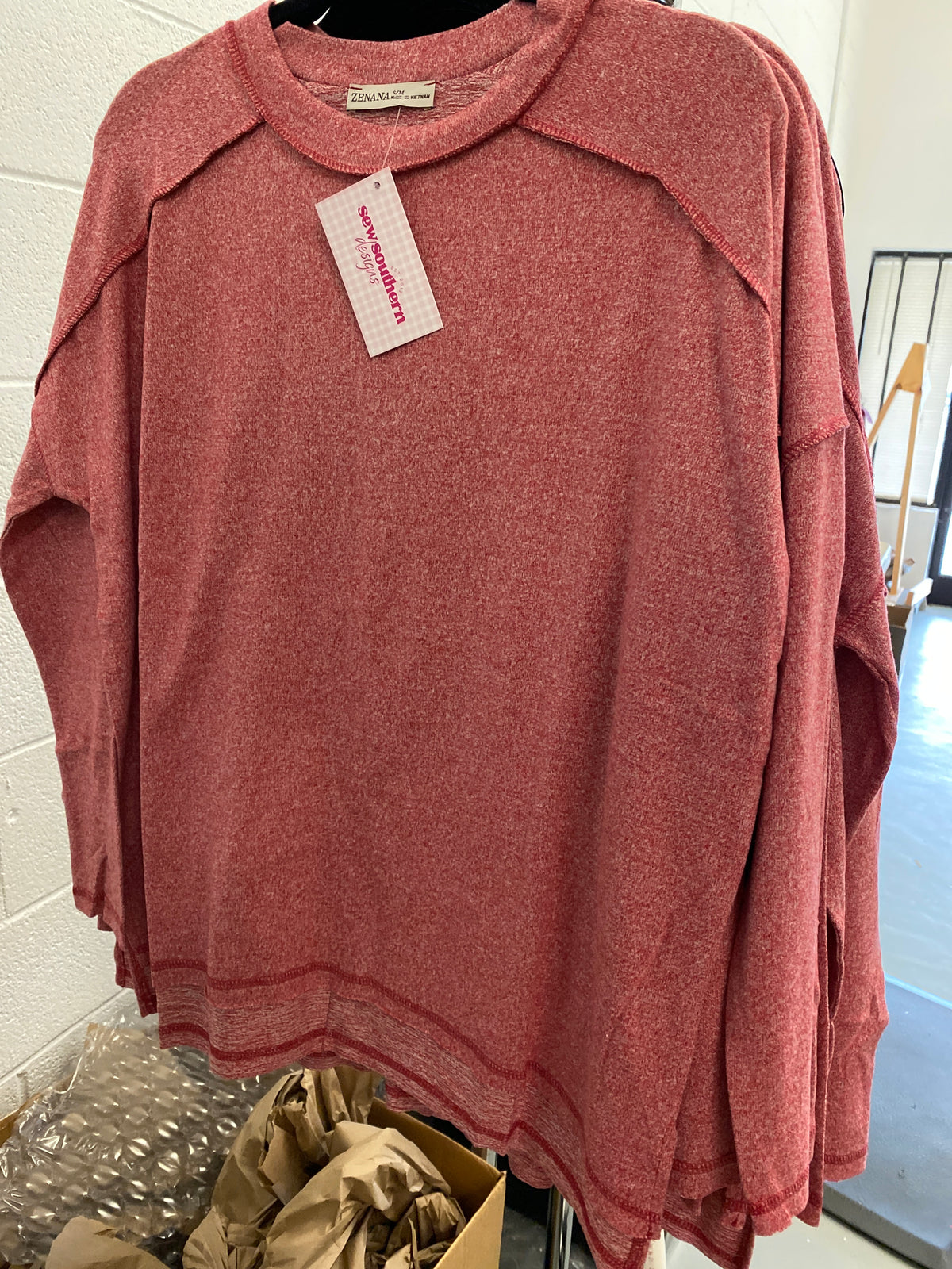 Easy Living Top, Red