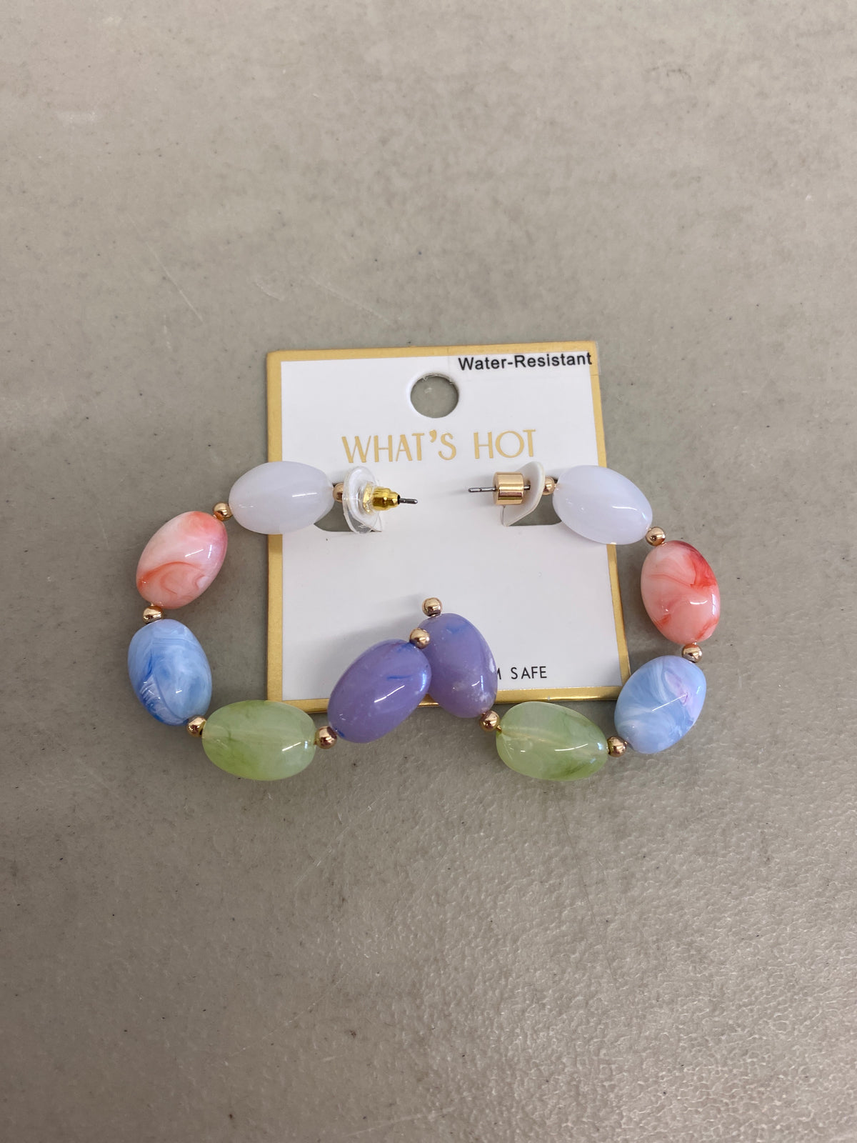 Pastel Pop Hoop Earrings