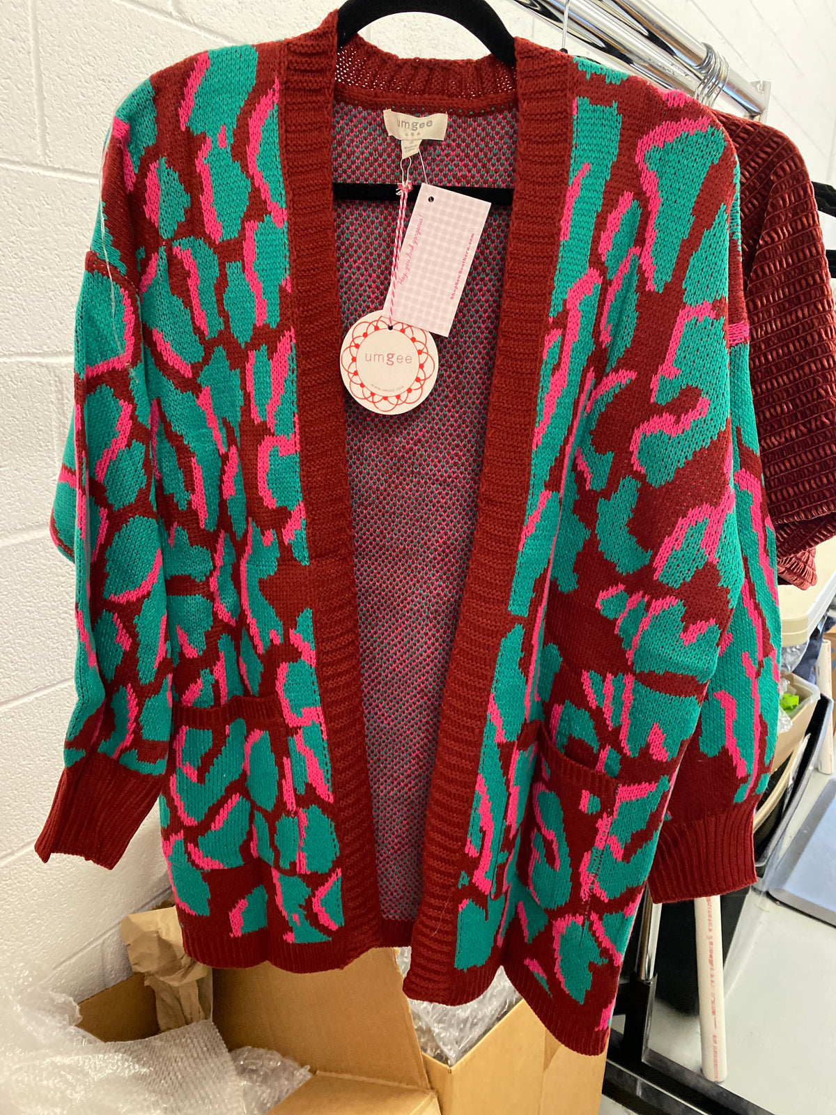 Painted Patterns Leopard Cardigan