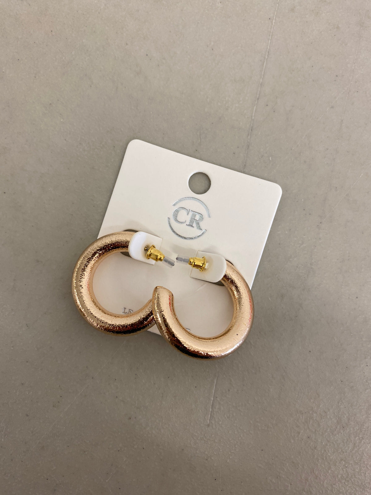 30mm Thick Hoops, Gold