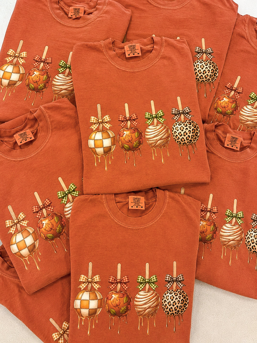 Fall Apples Graphic Tee, Yam