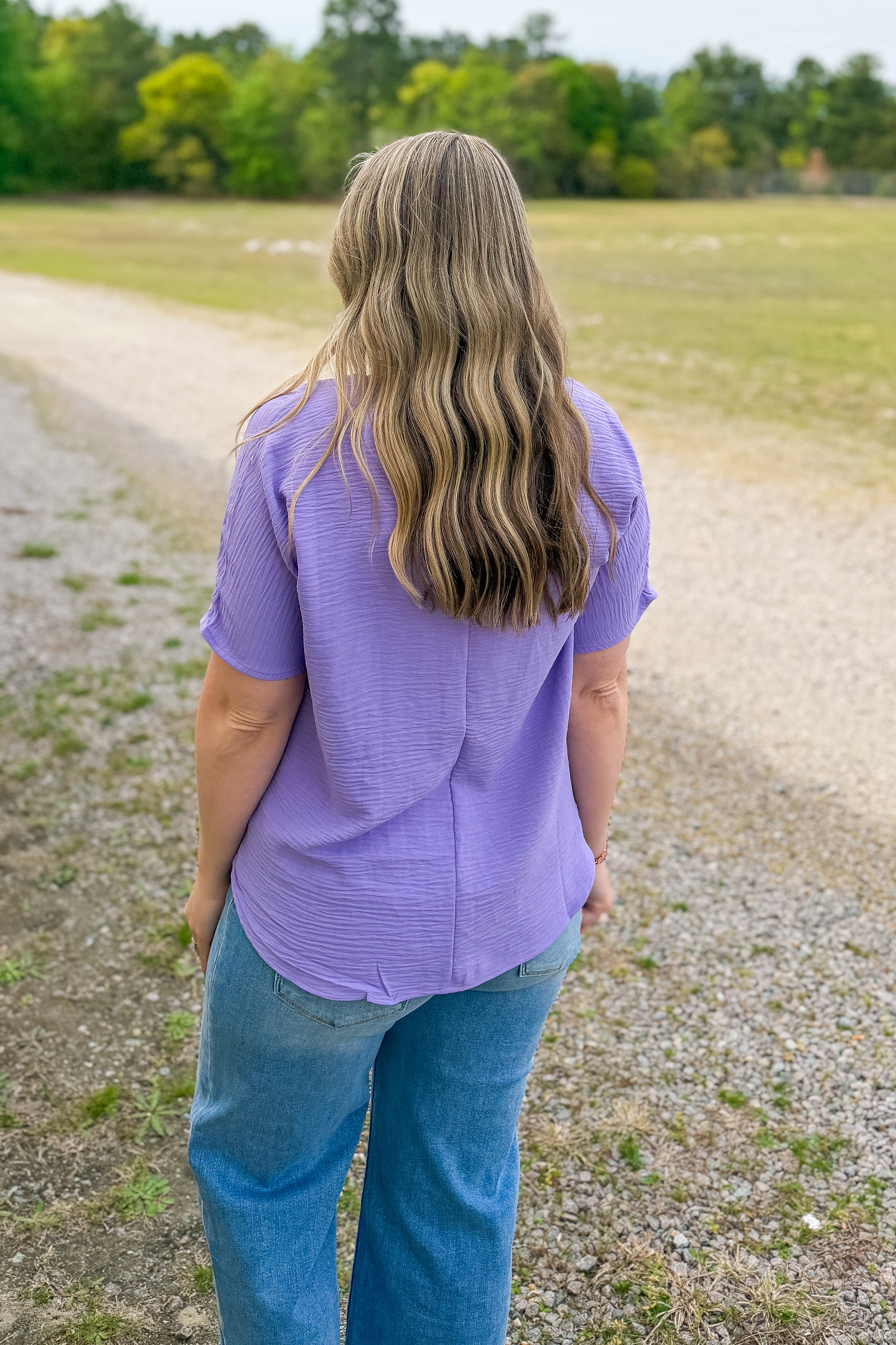 The Wren Airflow Top, Lavender