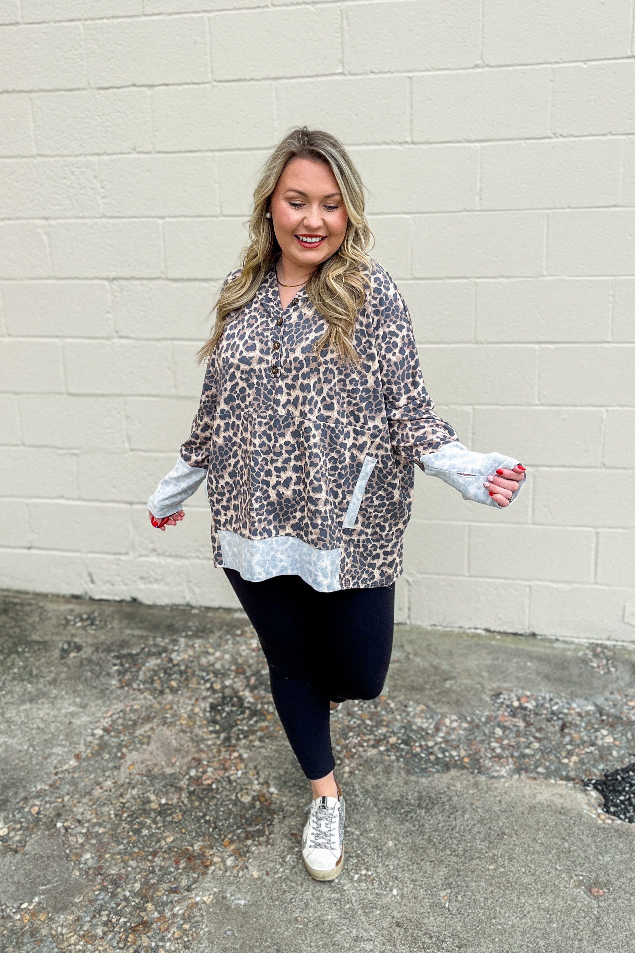 Wild For You Leopard Pullover Top