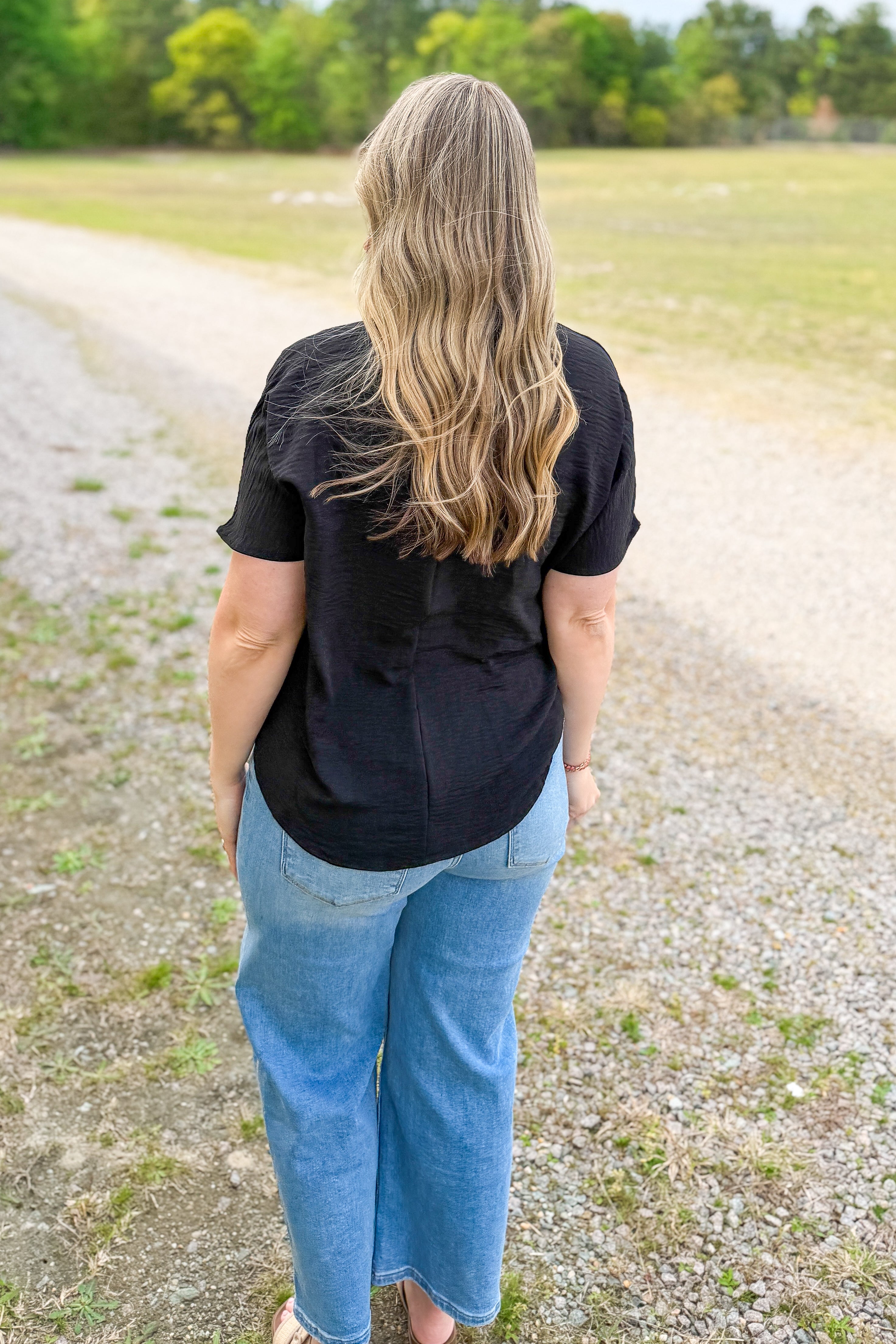 The Wren Airflow Top, Black