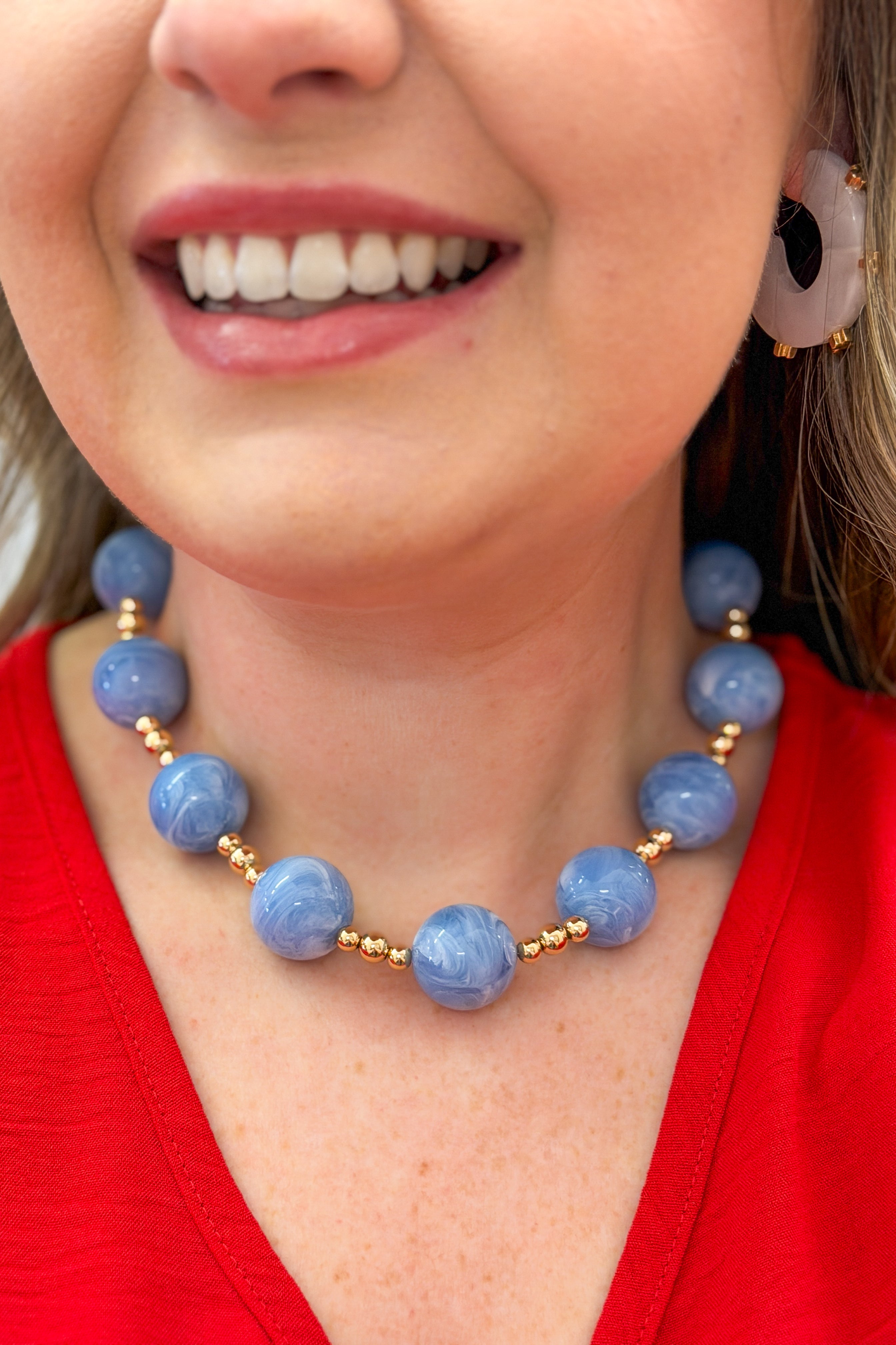 The Madison Necklace, Blue