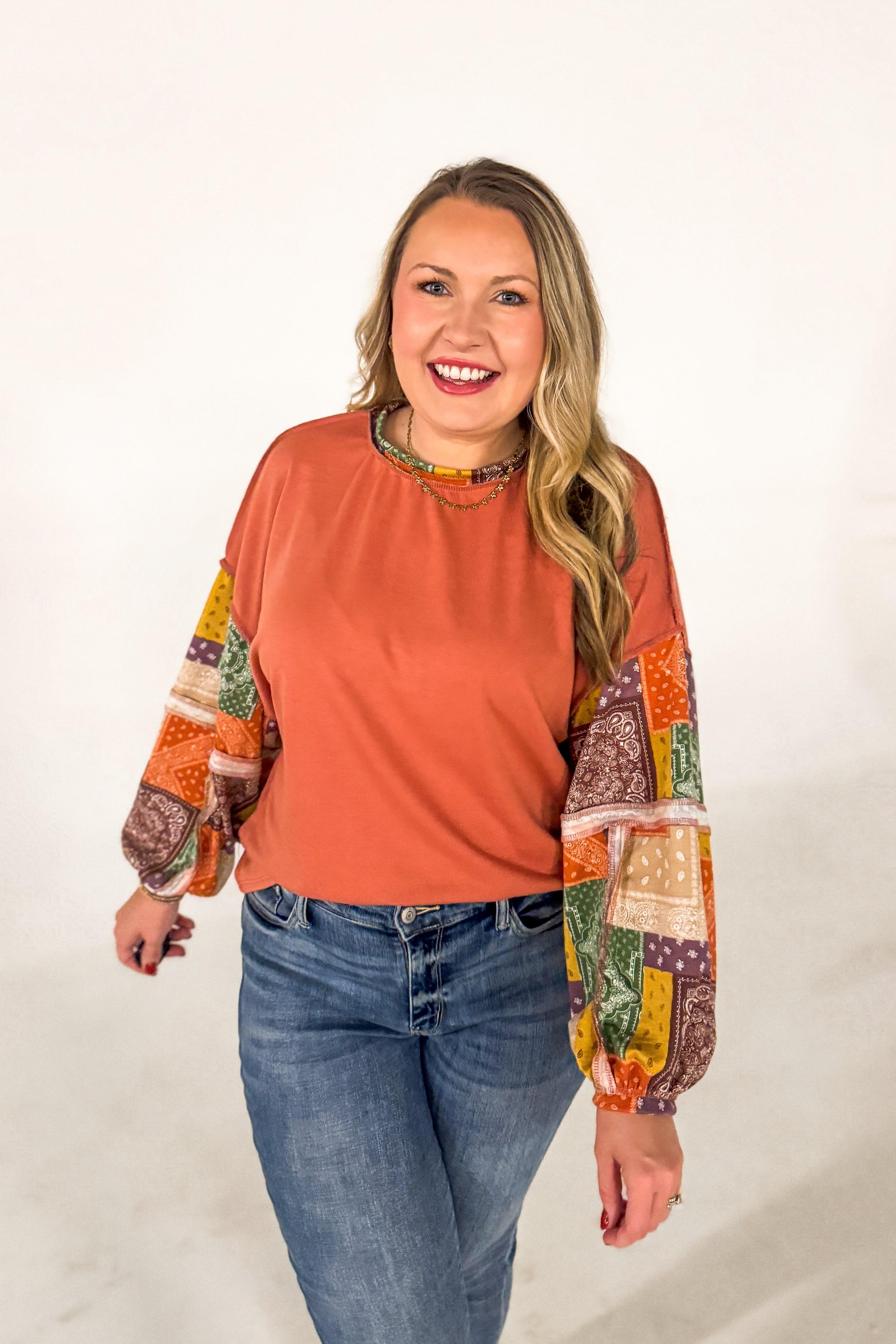Autumn Harvest Patchwork Top