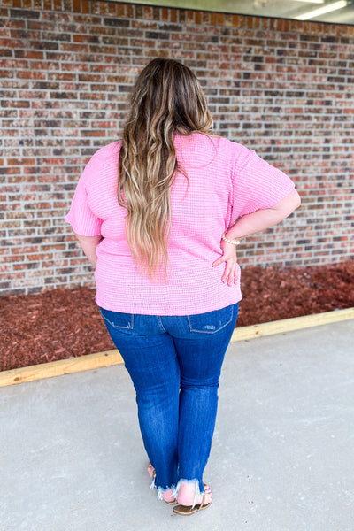Time To Unwind Top, Pink