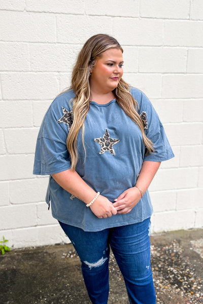 Twinkle Twinkle Leopard Star Top