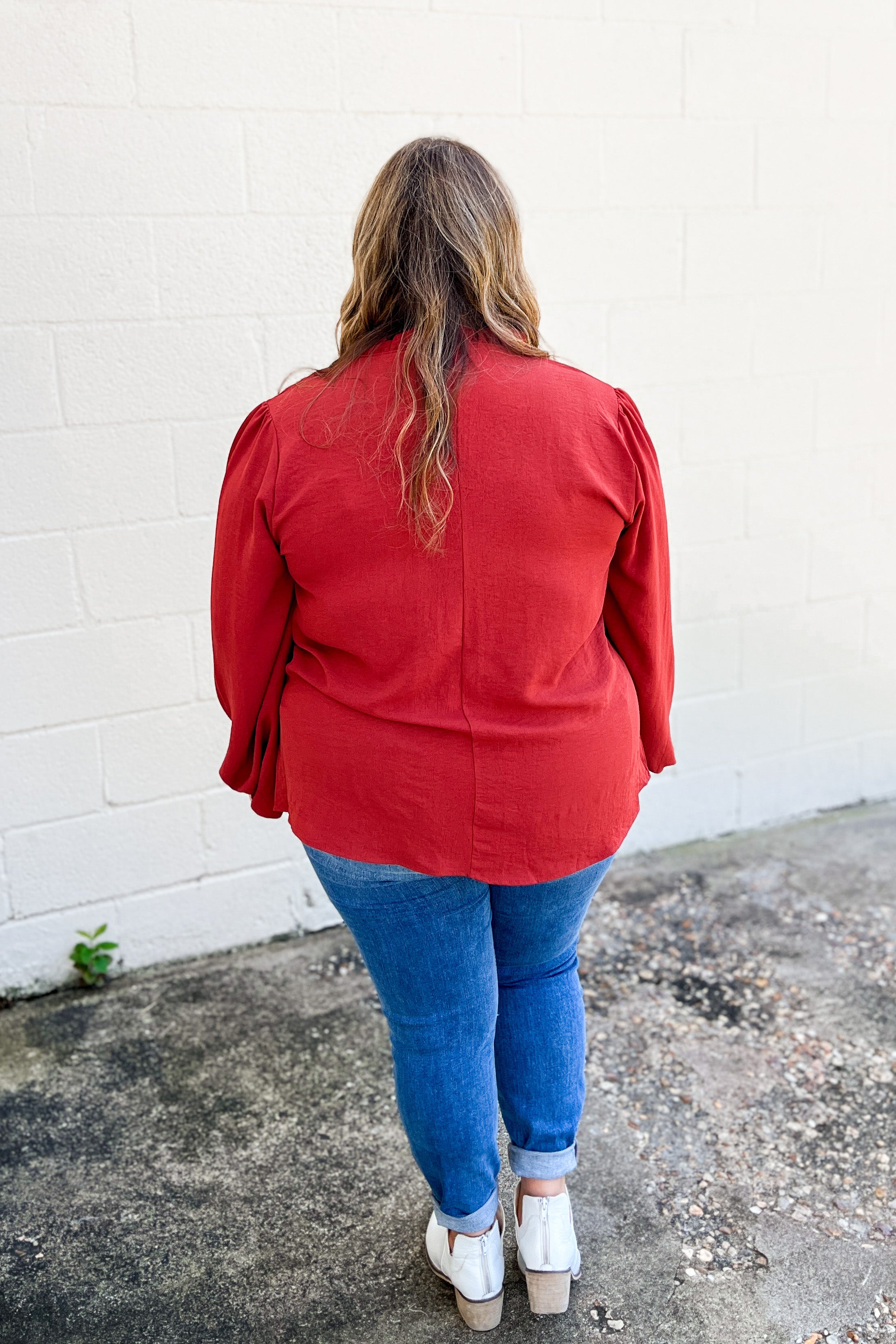 Right On Track Top, Burgundy