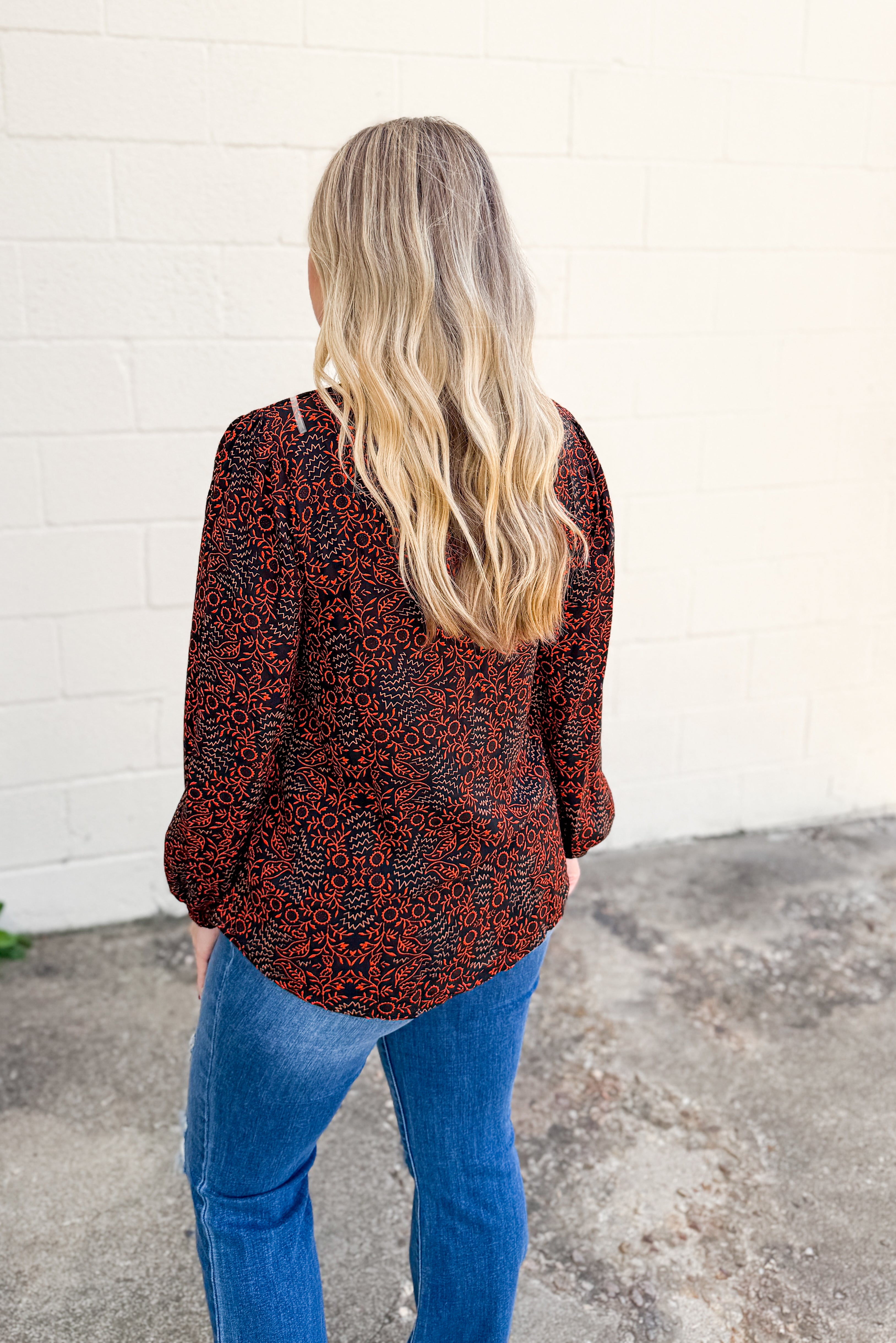 Twilight Meadow Blouse Top