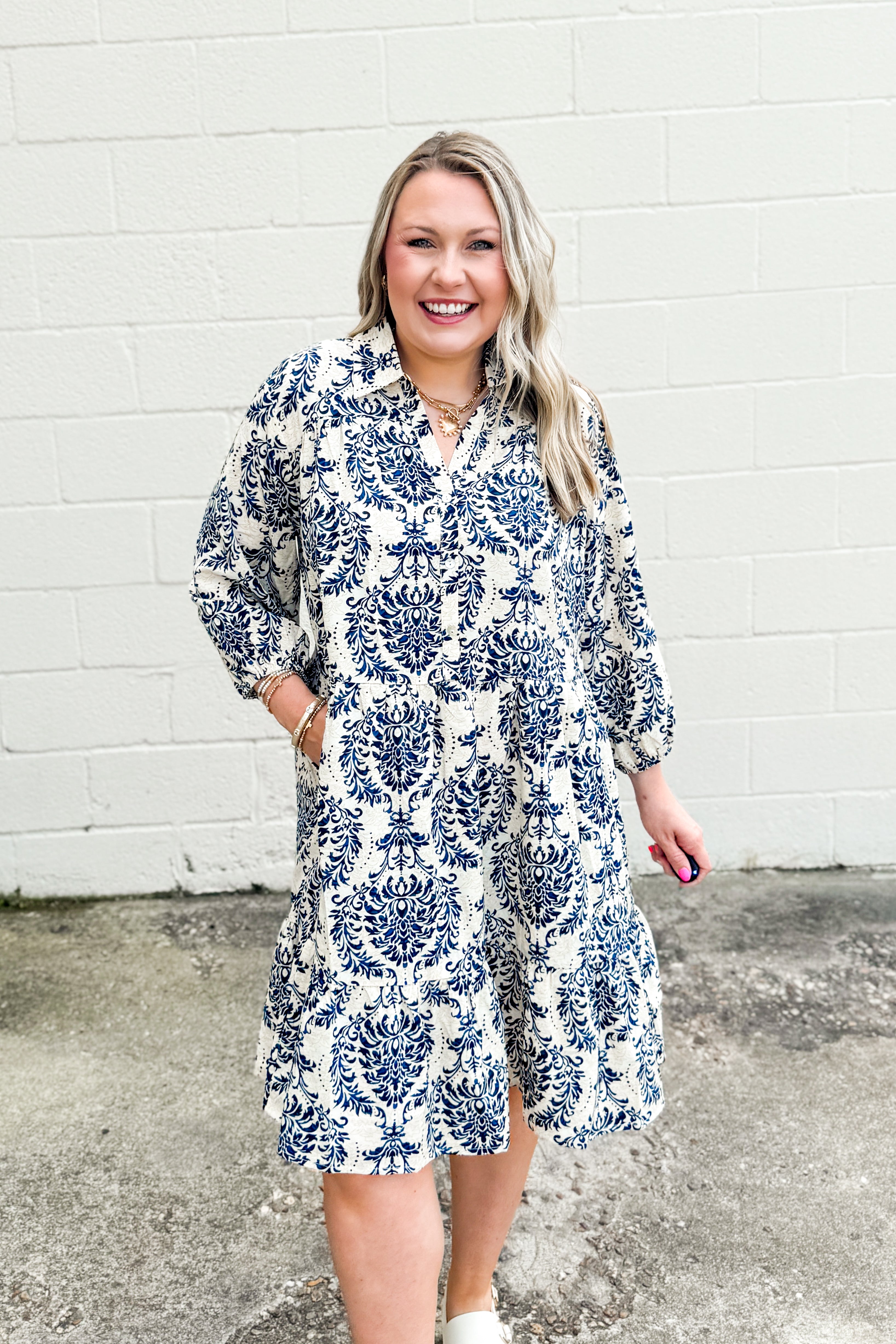 Driftwood Dreams Tiered Dress