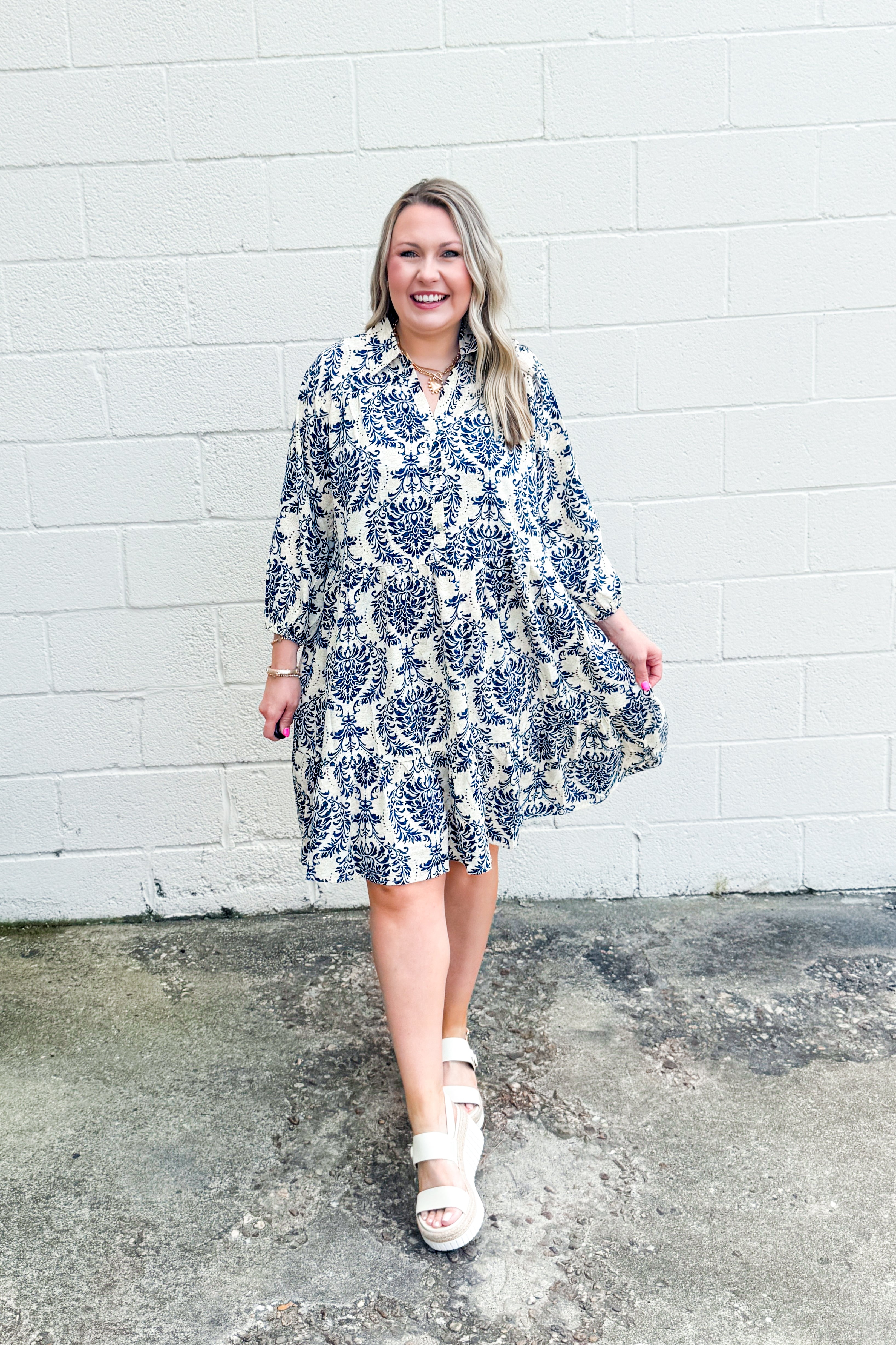 Driftwood Dreams Tiered Dress