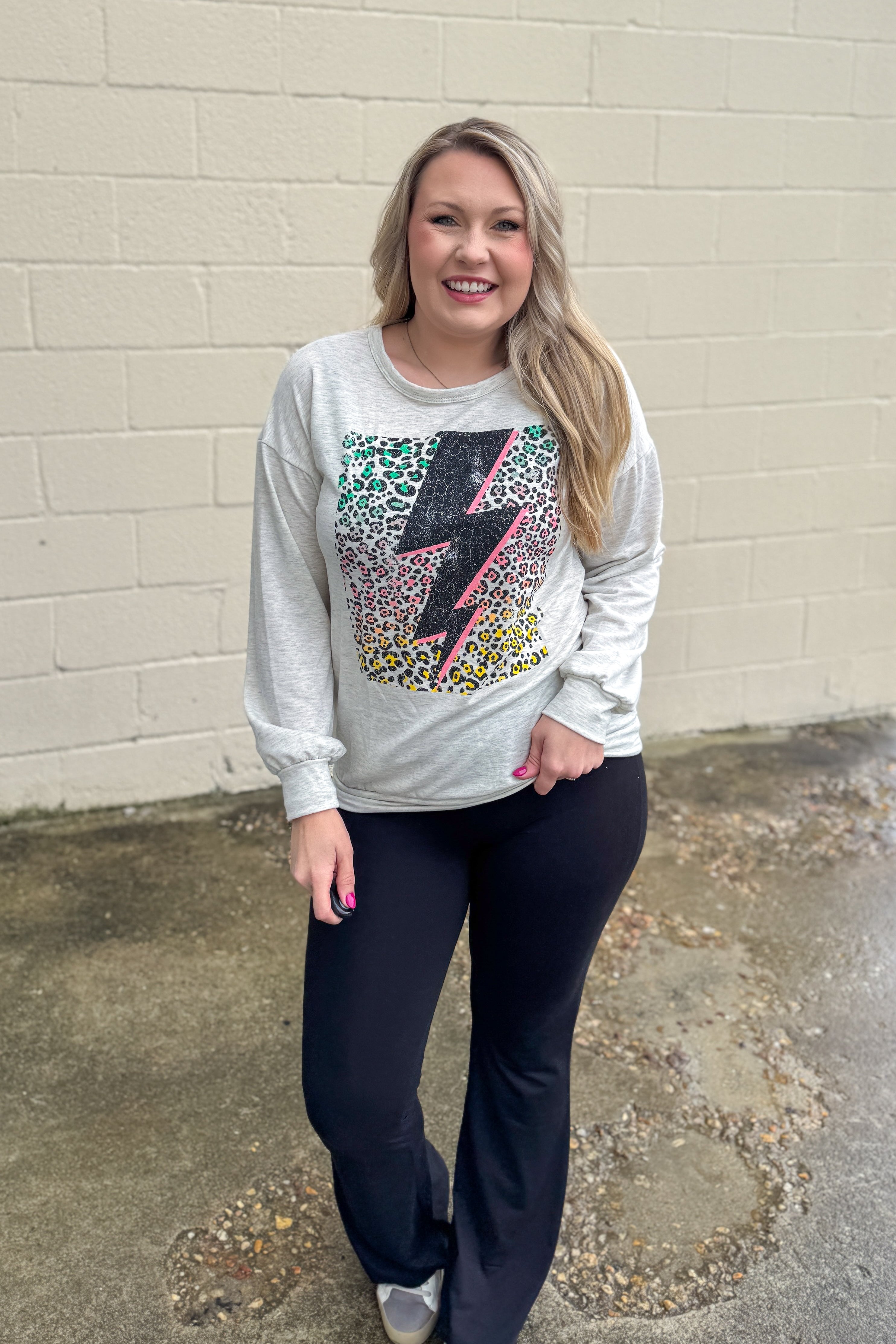 Wild Lightning Pullover Top