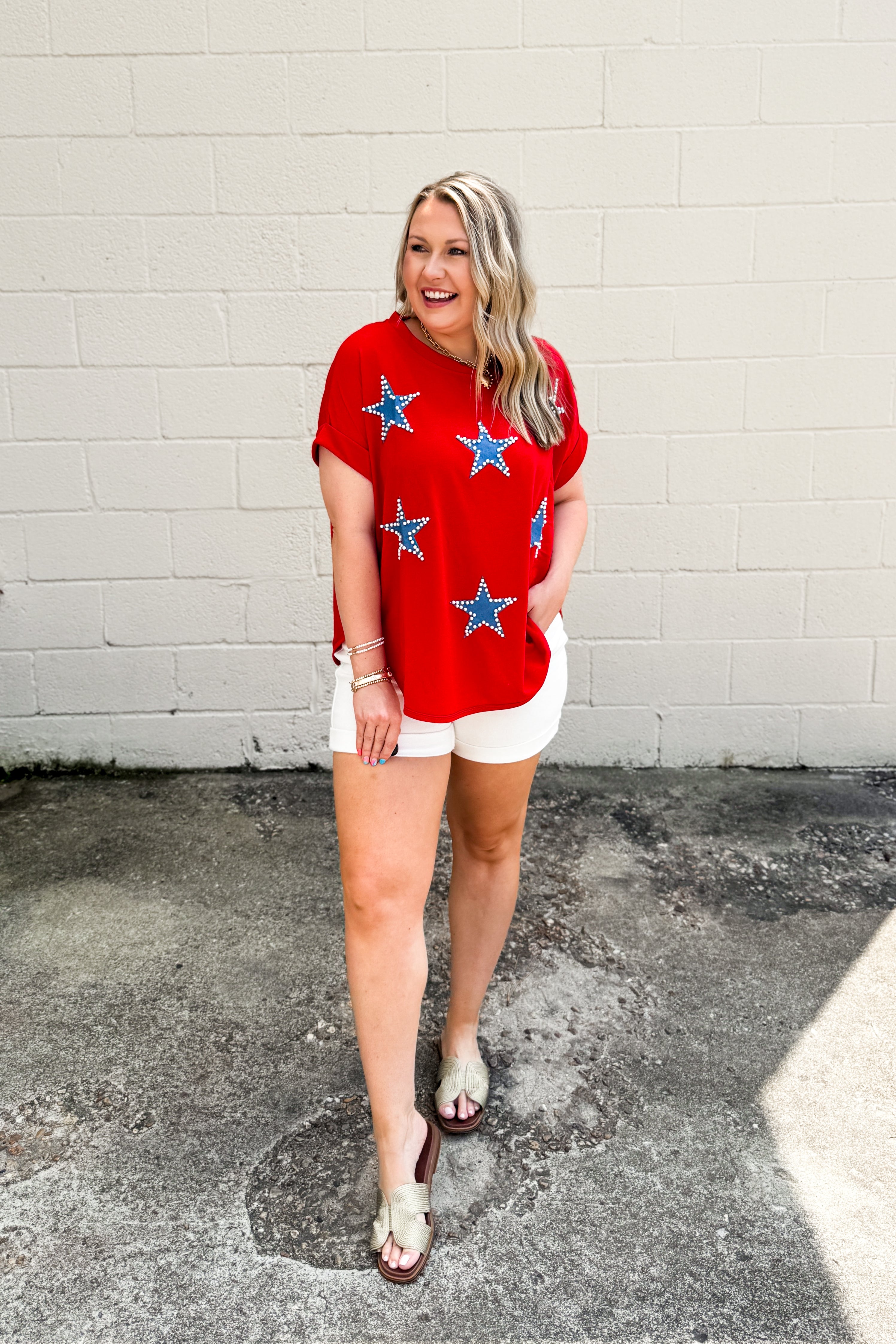 Miss Americana Pearl Stars Top