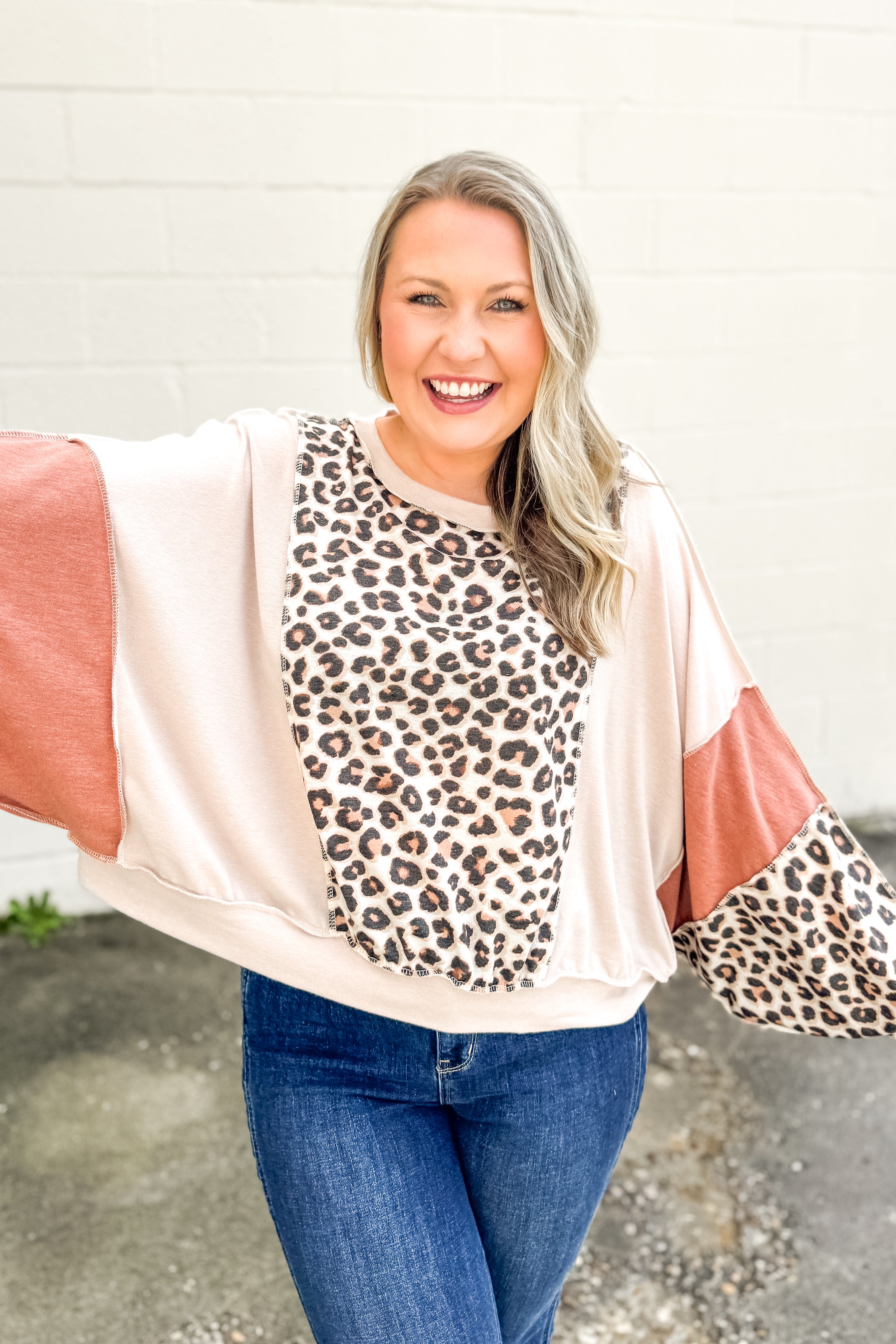 Call of the Wild Leopard Pullover Top