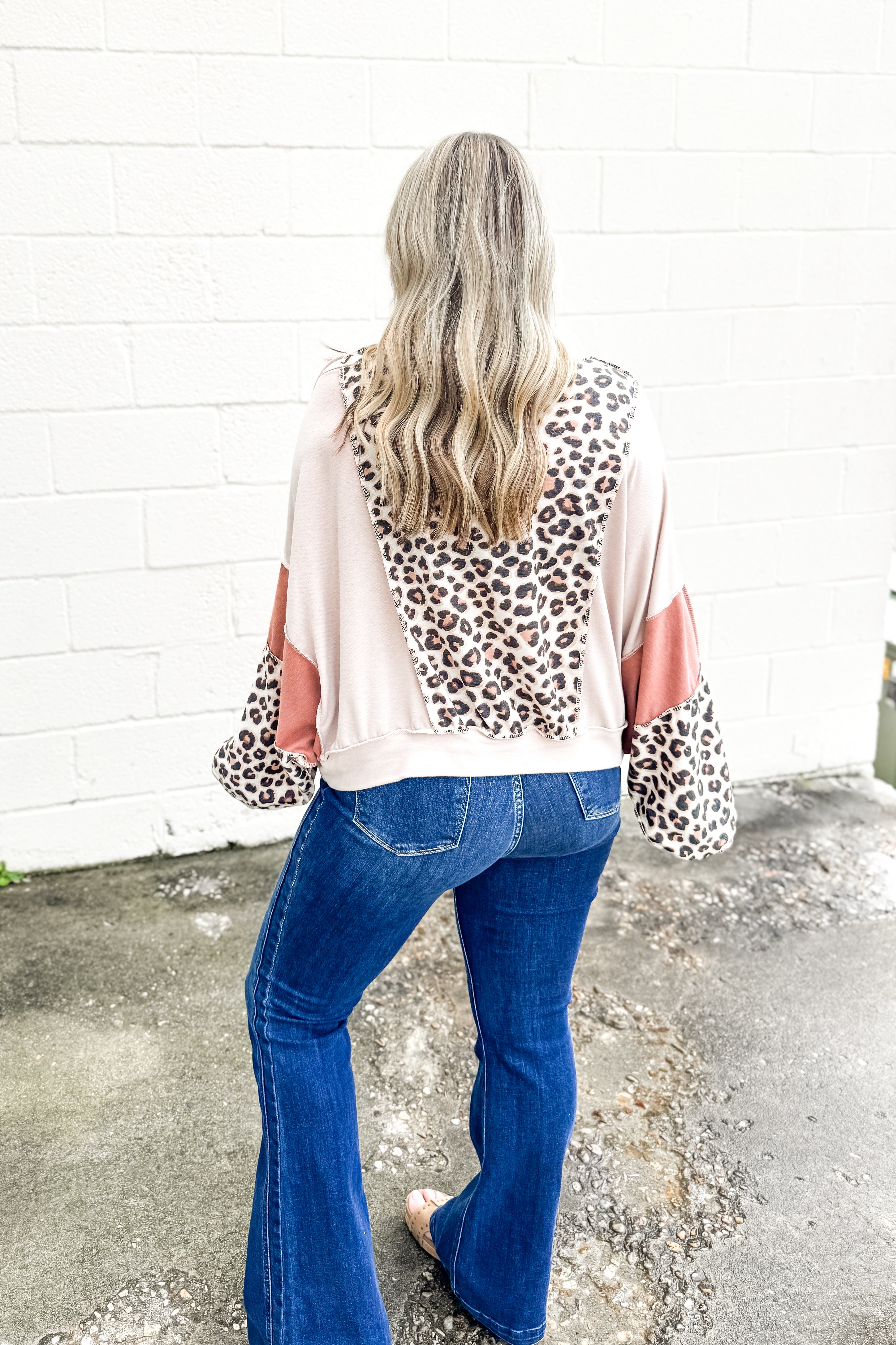 Call of the Wild Leopard Pullover Top