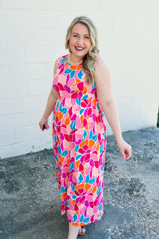 Can't Stop Her Babydoll Maxi Dress