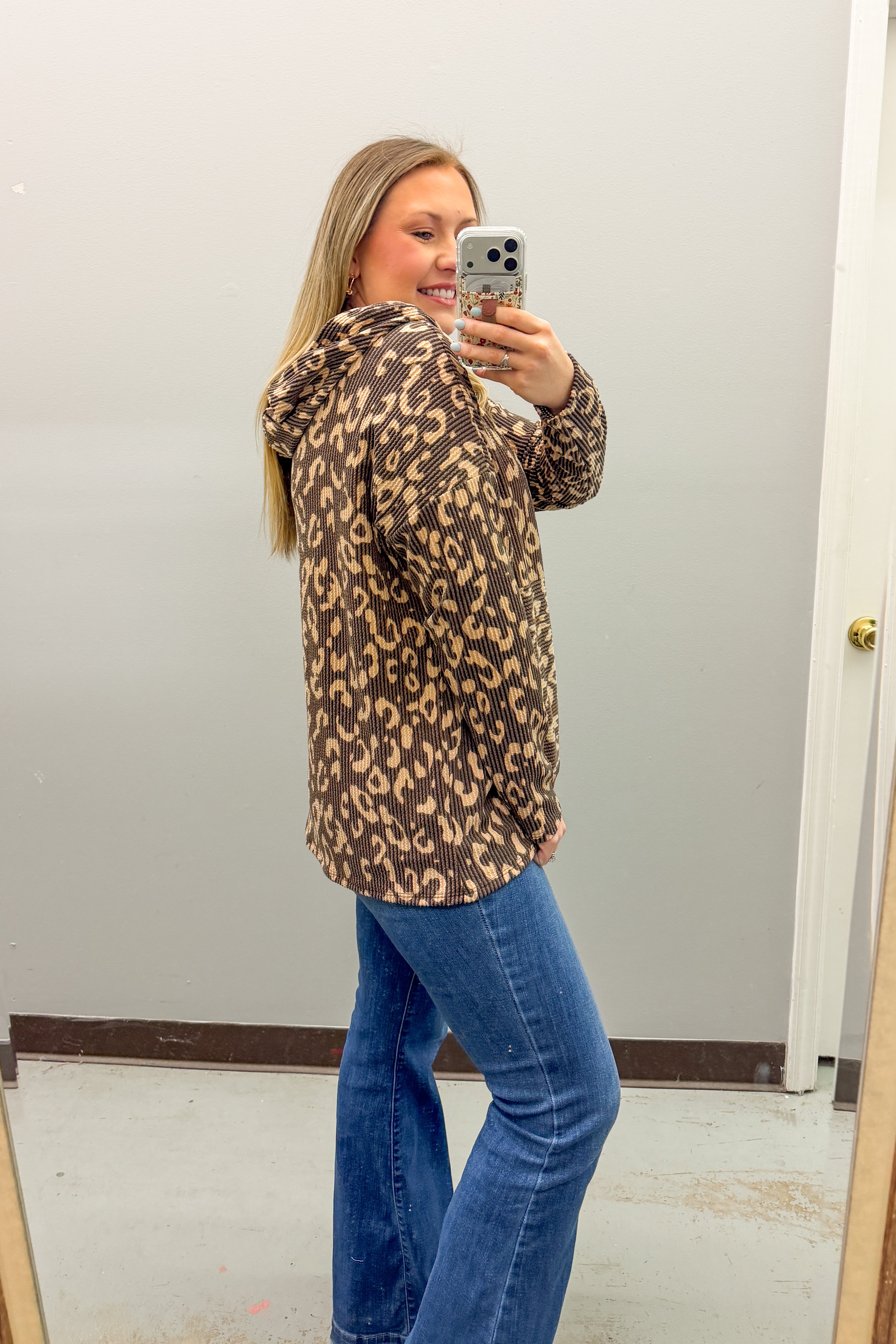 Wildly Cozy Hooded Pullover Top