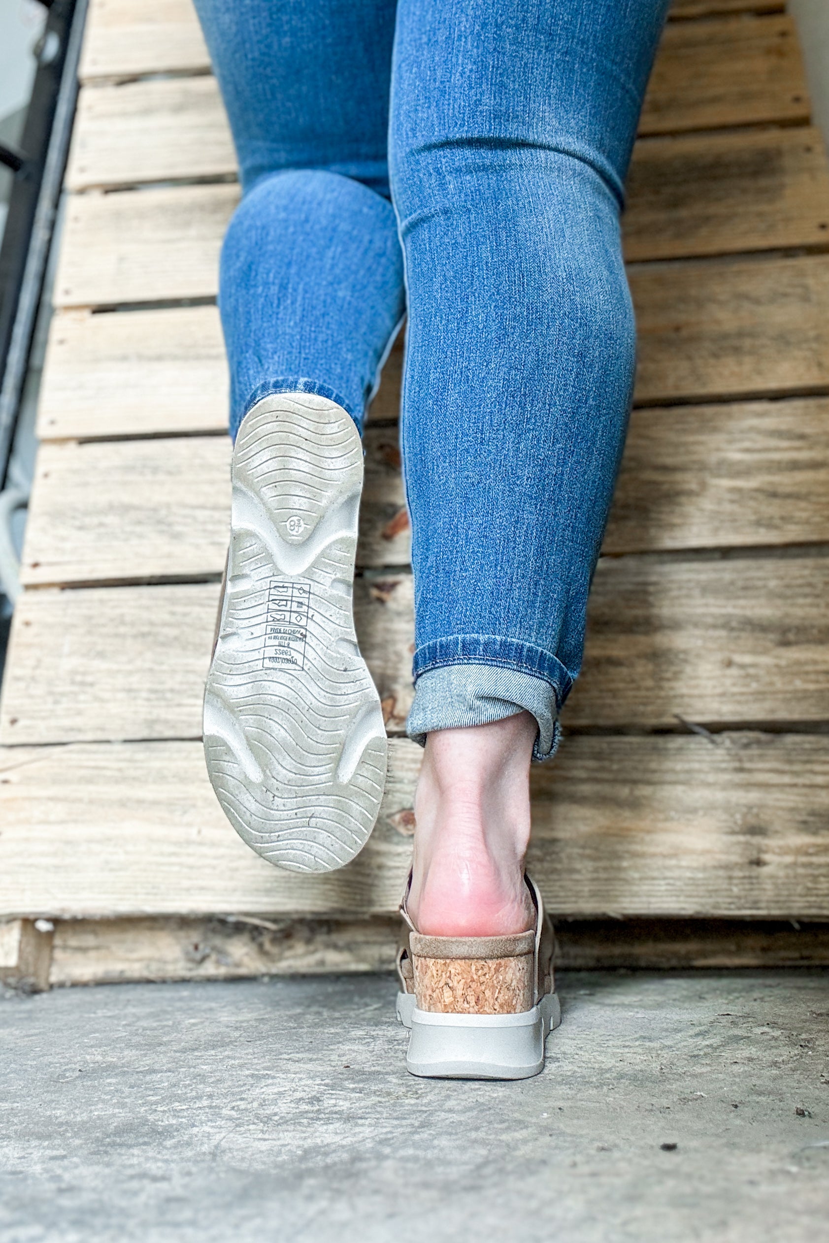 Nolan Wedge Slip On, Taupe