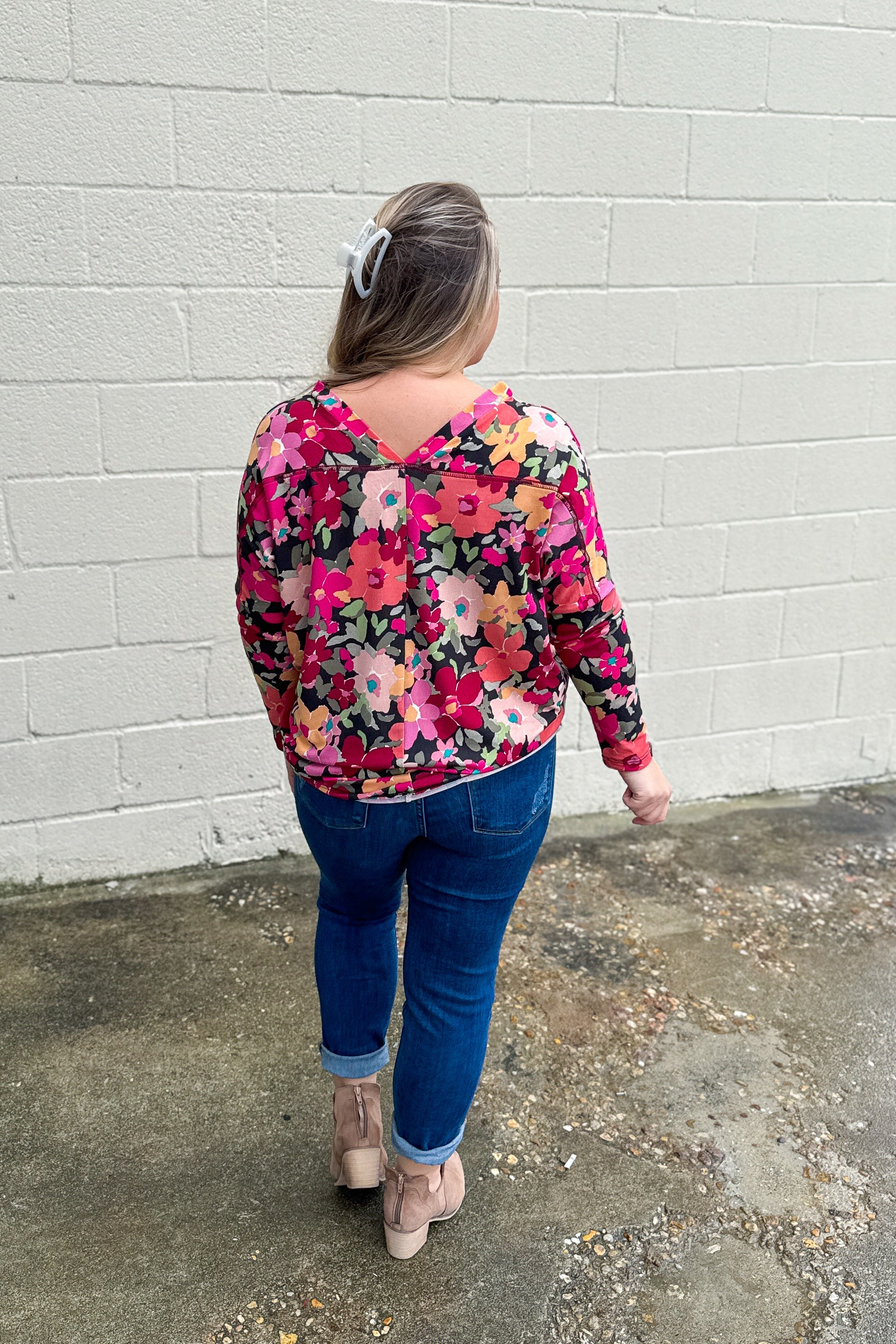 Fields of Florals Dolman Top