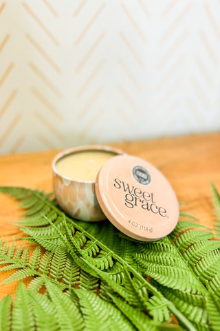 Sweet Grace Small Tin Candle