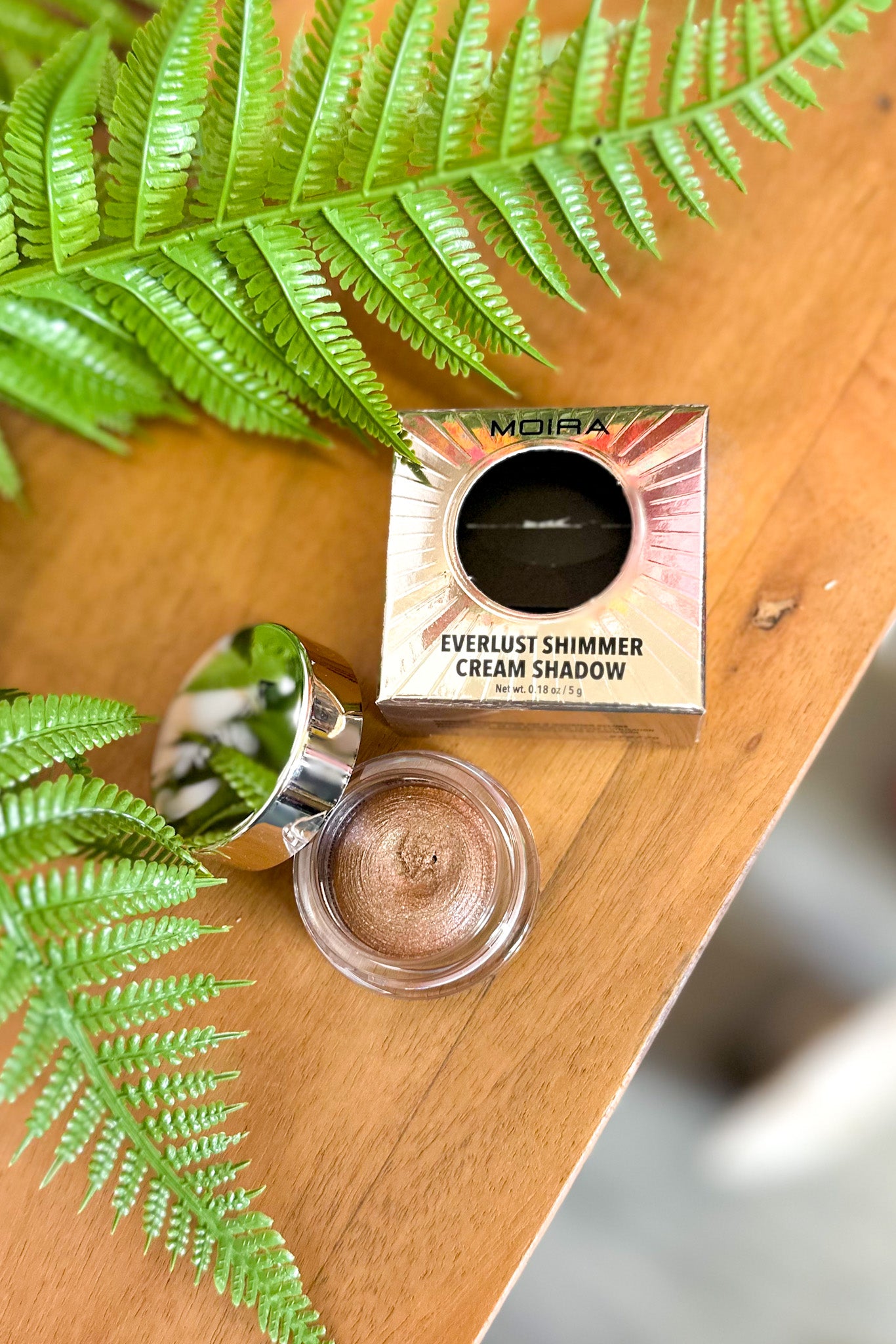 Everlust Shimmer Cream Shadow, Dazzling Brown