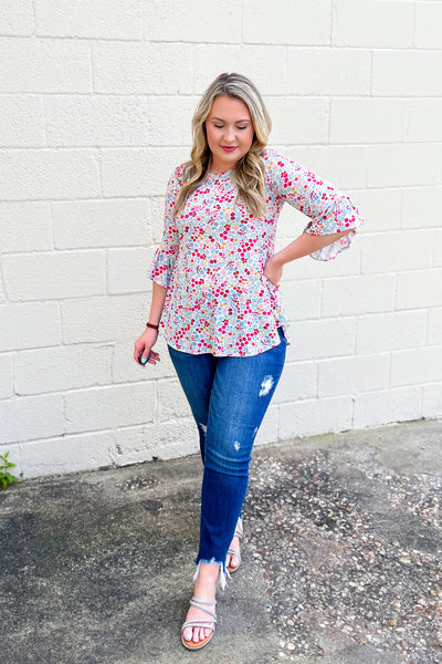 A New Light Floral Top