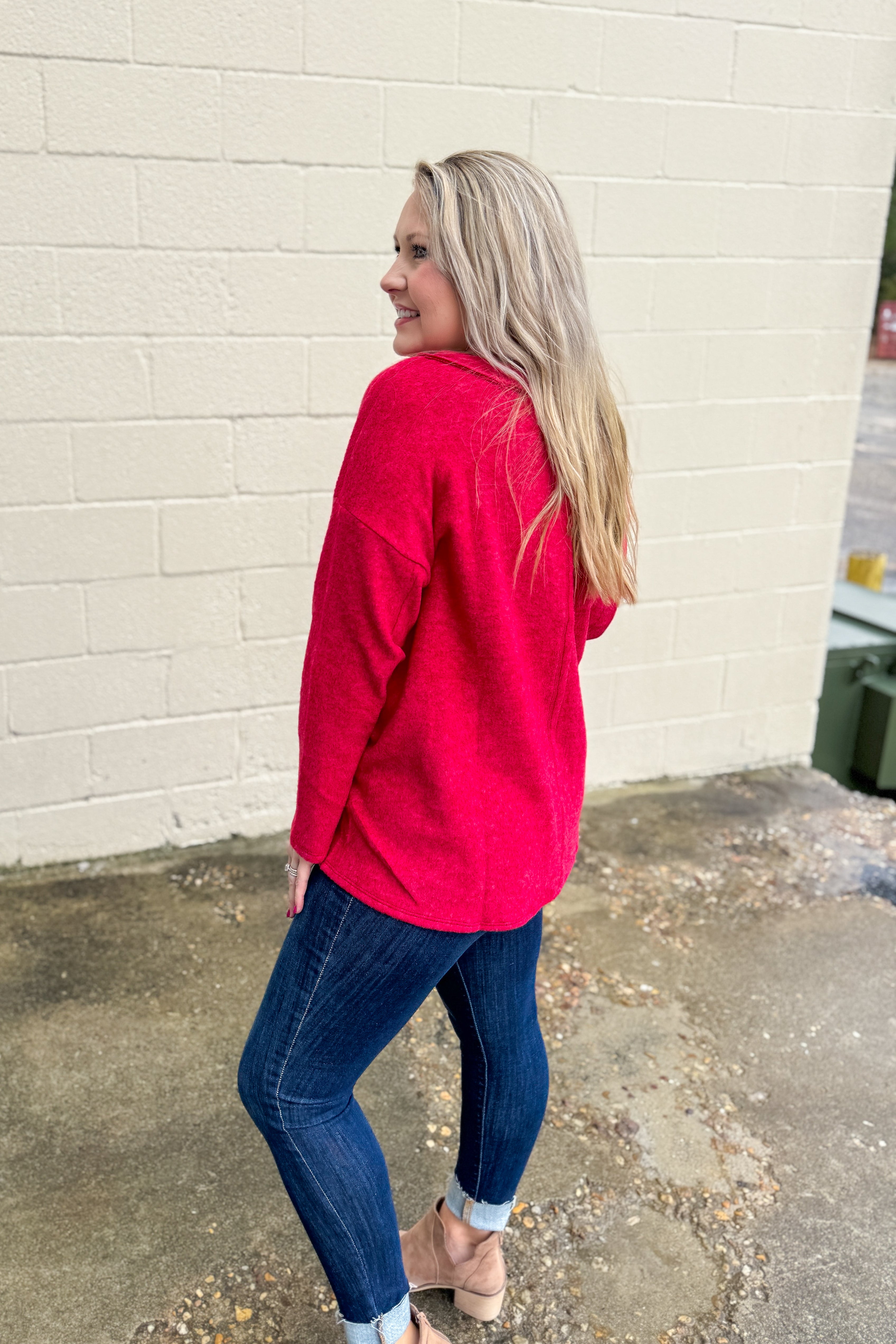 RESTOCK | The Shandi Top, Red