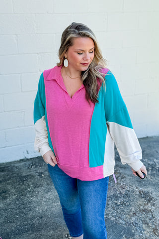 Need It All Color Block Top