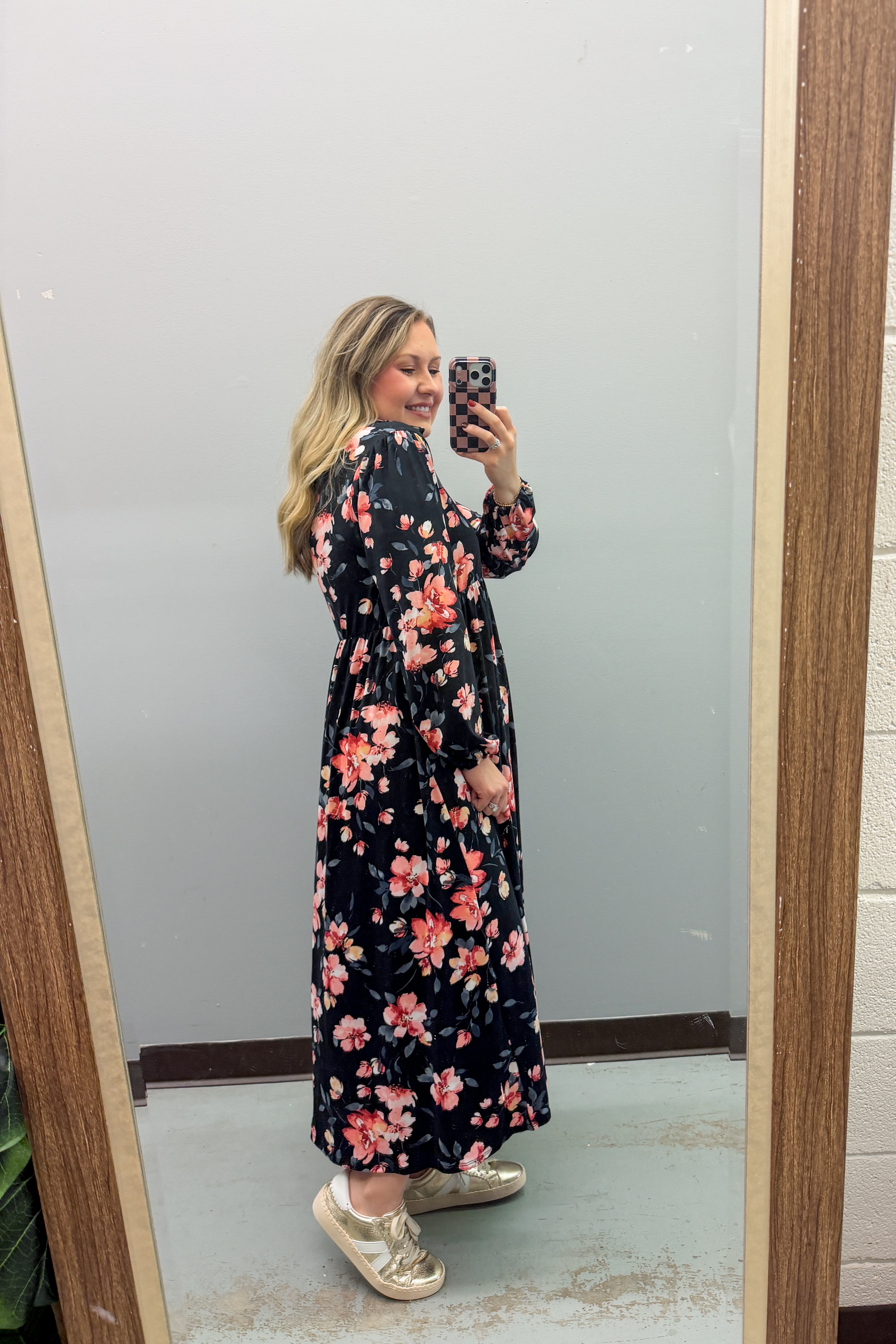 Rosewood Romance Floral Midi Dress