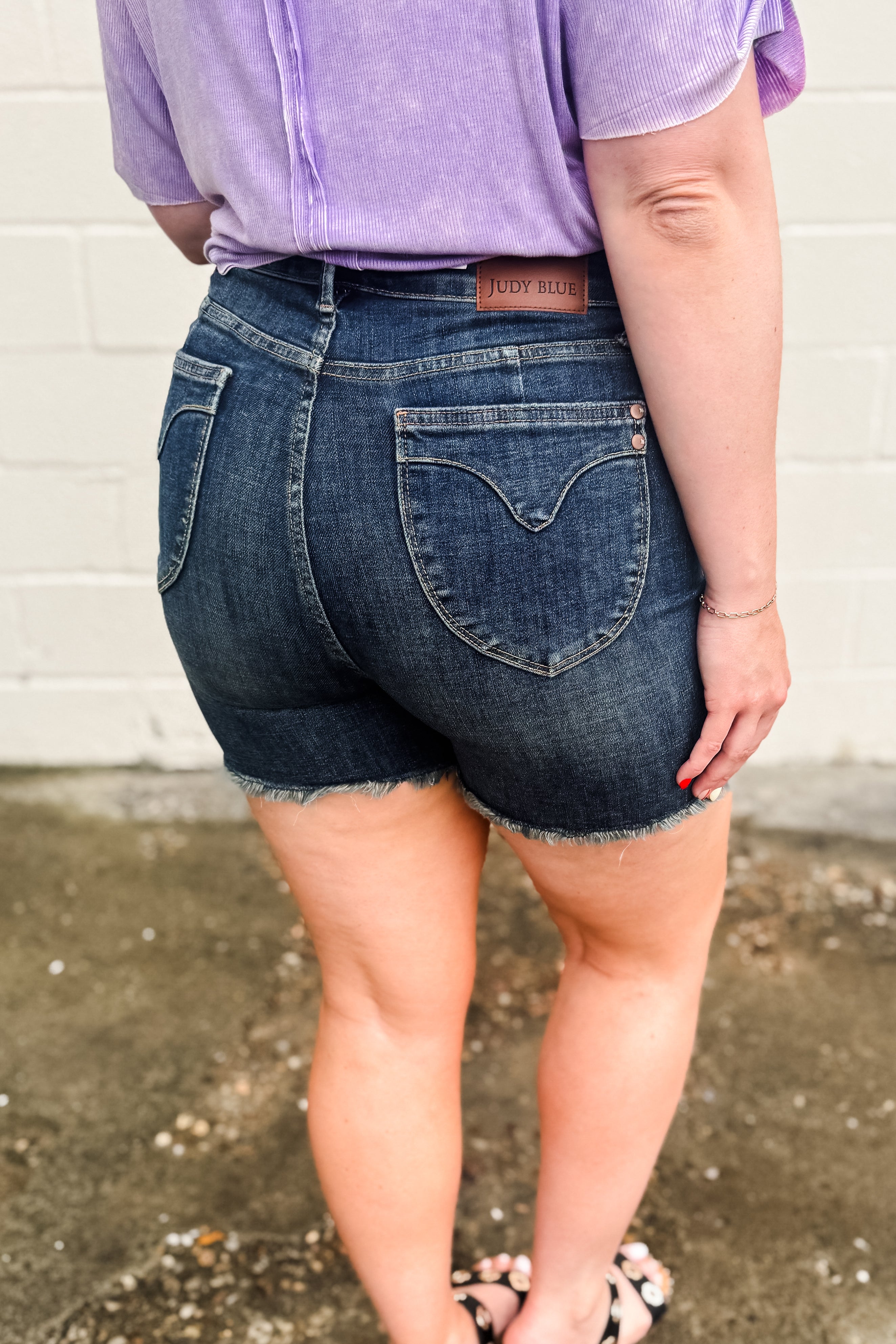 Judy Blue Quinn Tummy Control Shorts