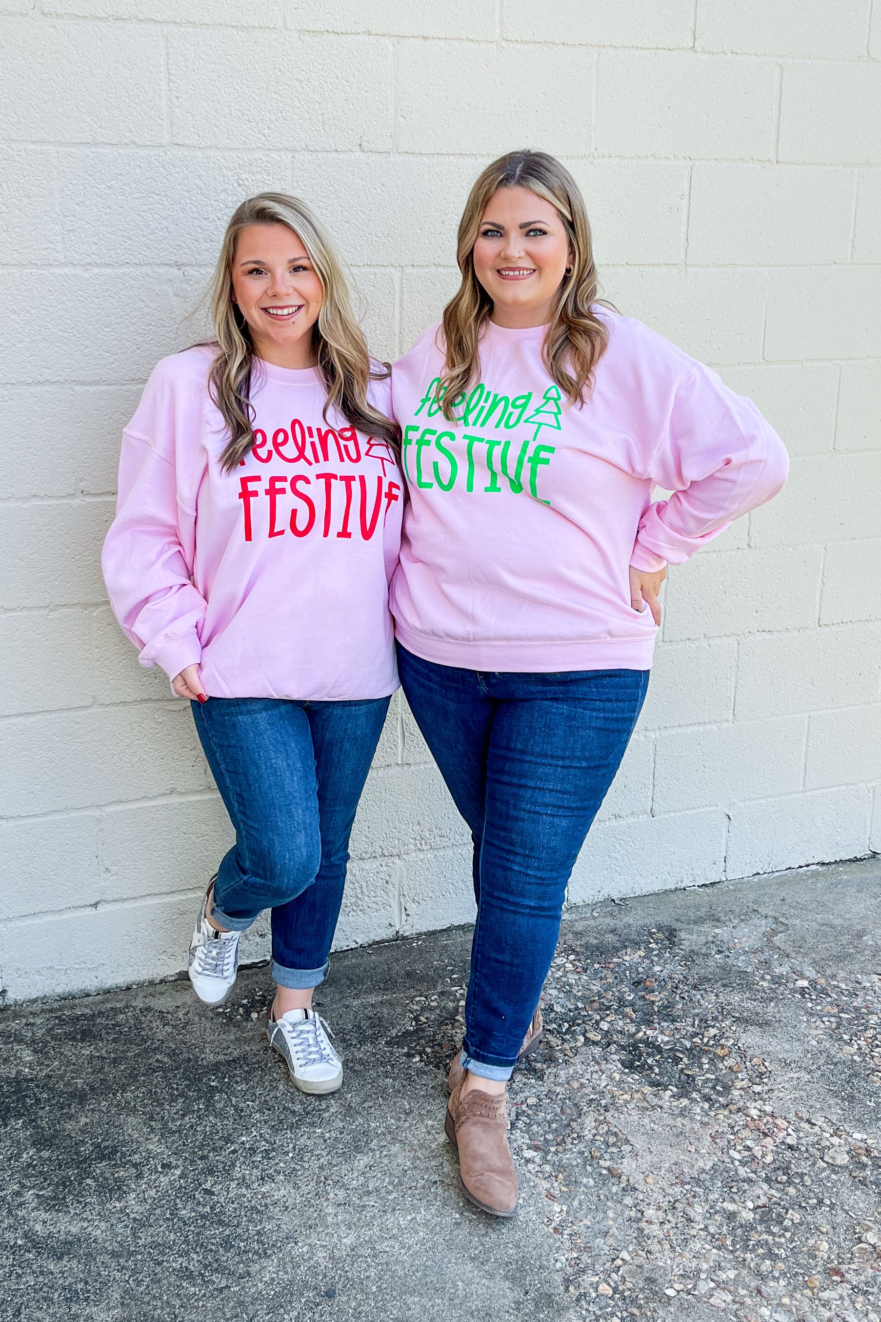 Feeling festive sweatshirt sale