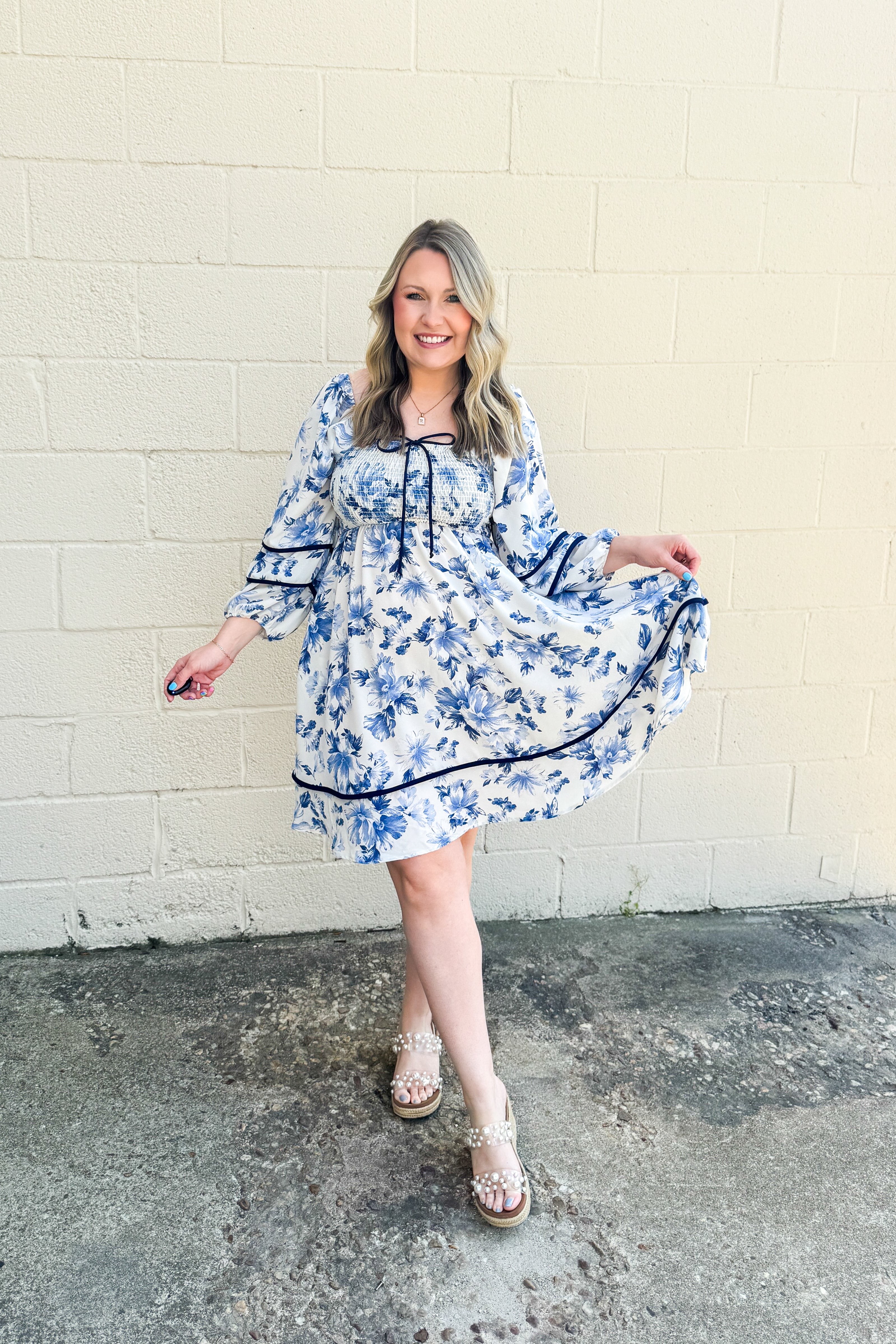 Lovely Soiree Smocked Dress