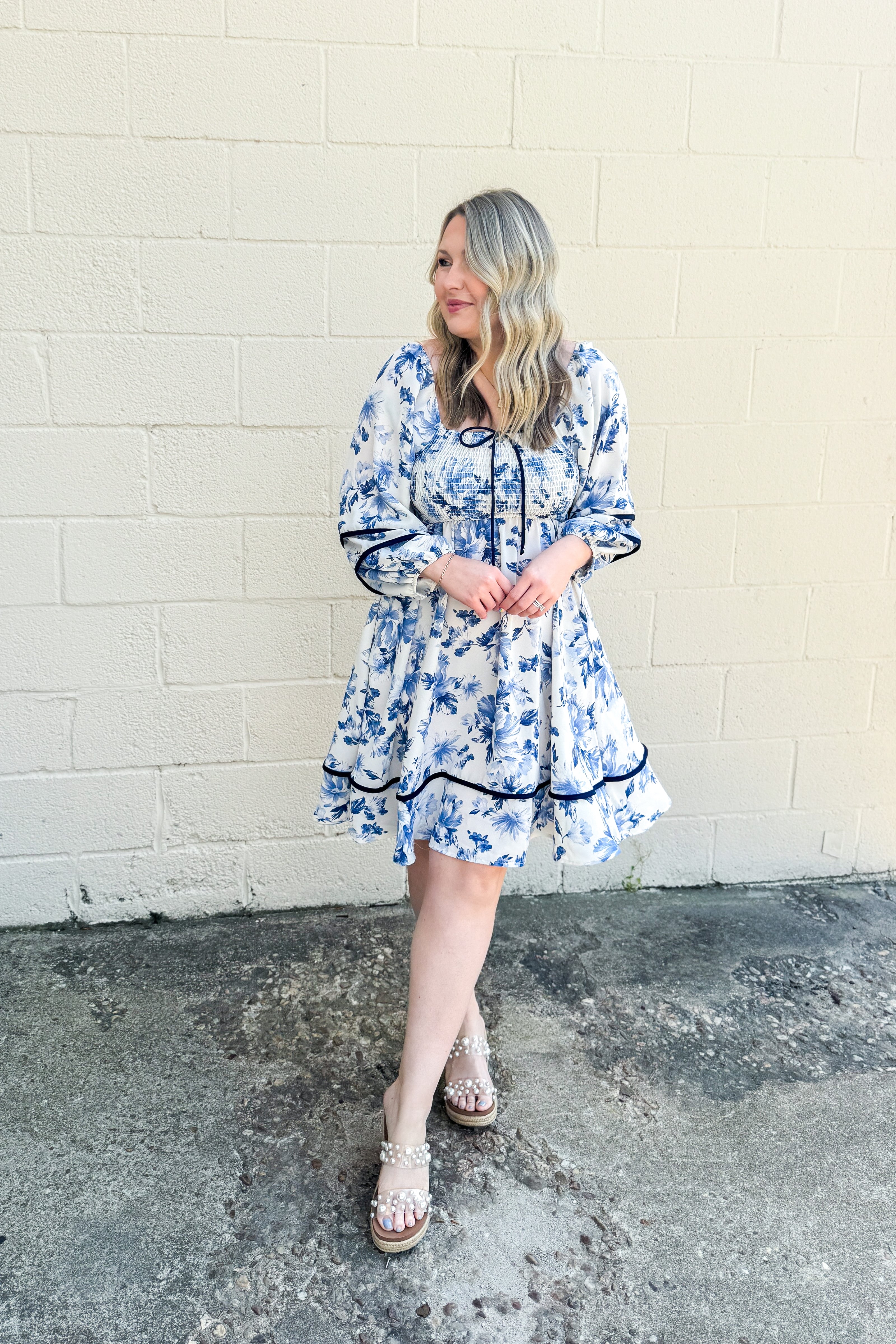 Lovely Soiree Smocked Dress