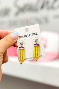 Pencil Dangle Earrings
