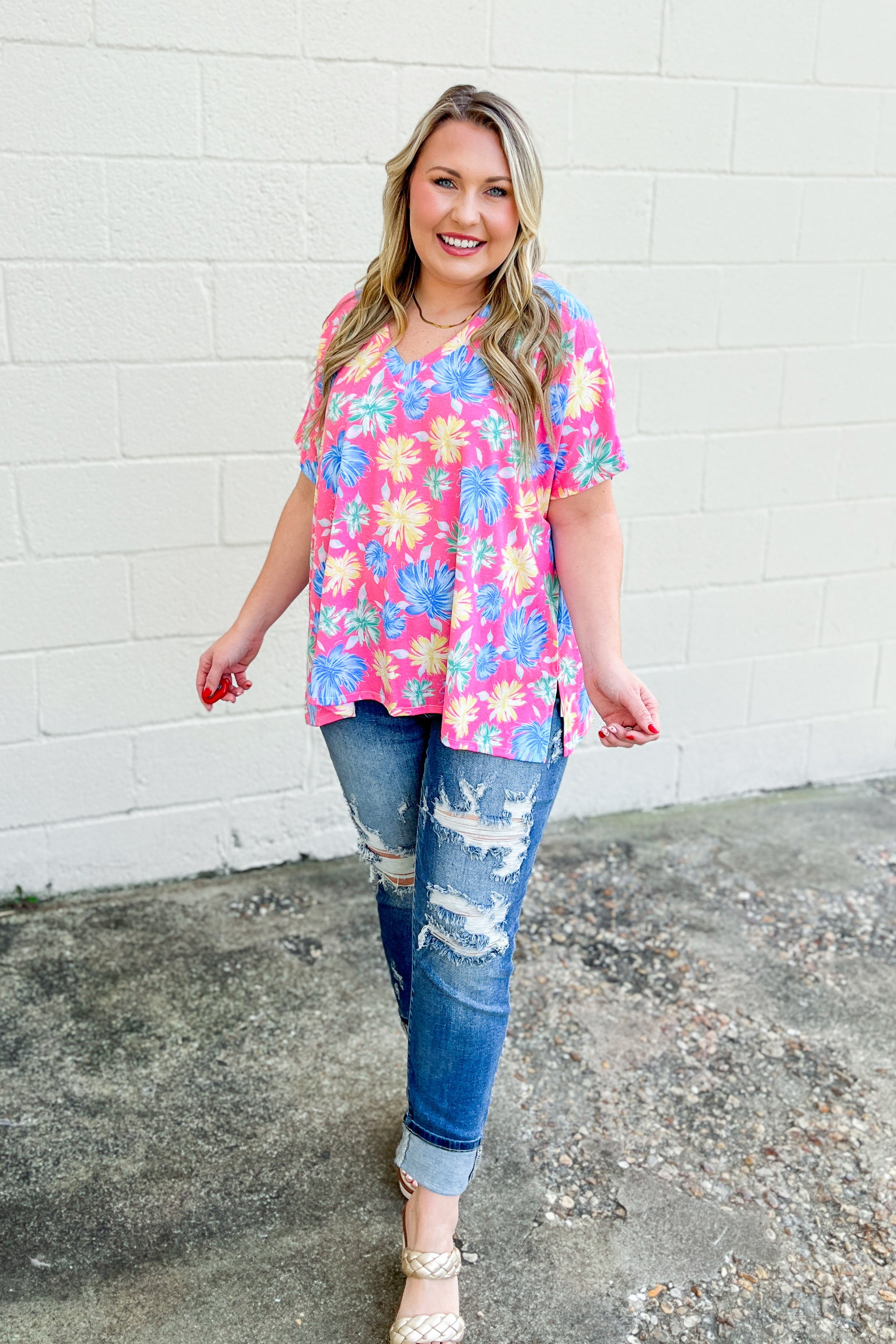 Take It With You Floral Top